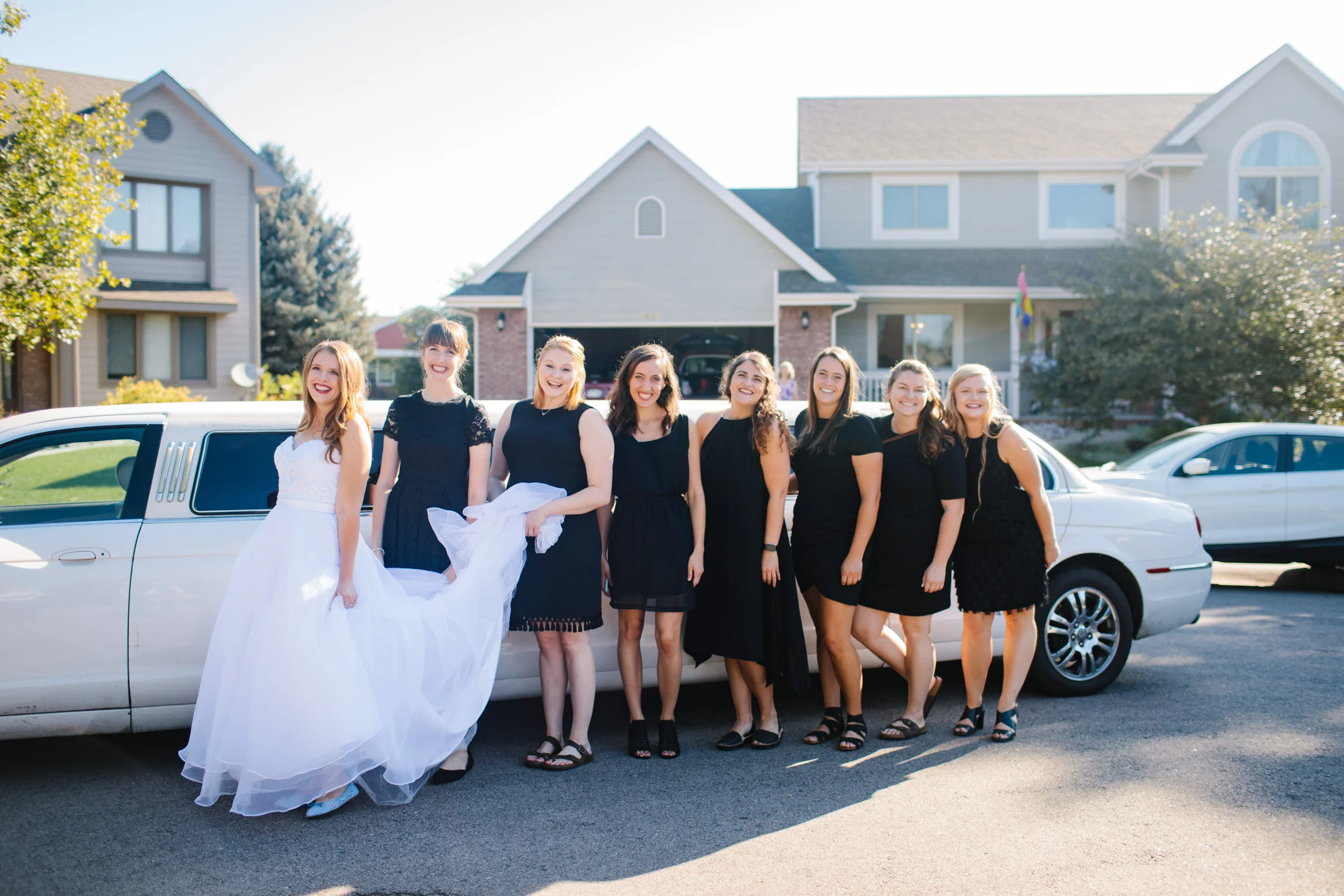 limo on wedding day fort collins colorado