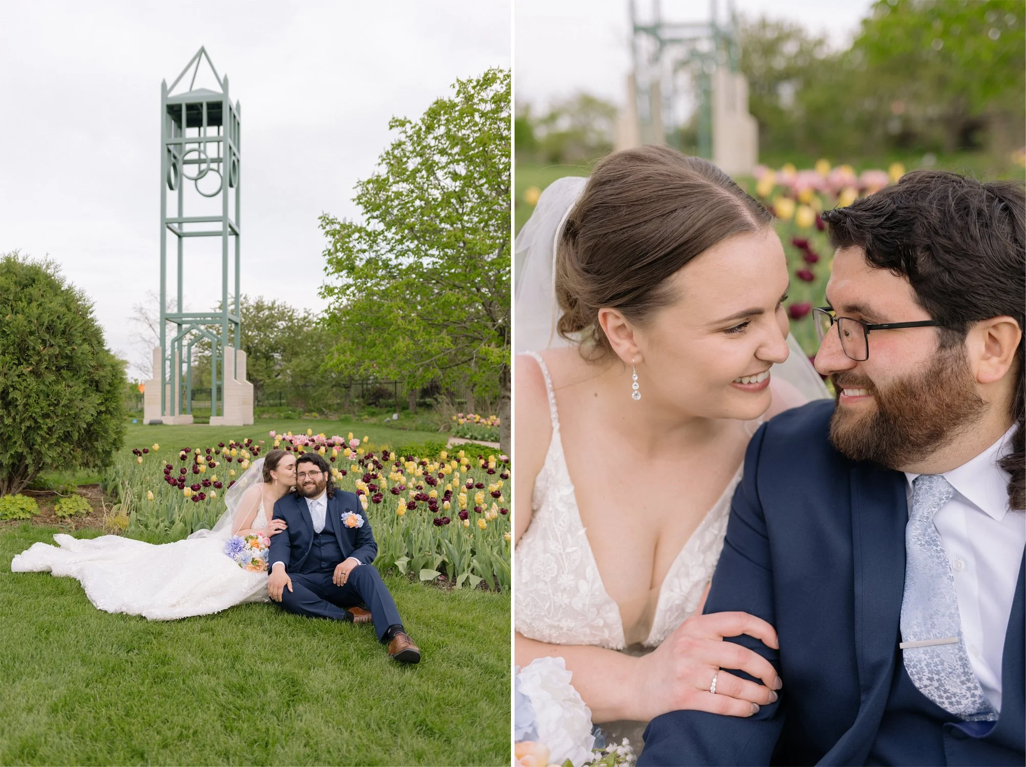 springtime wedding ames photographer