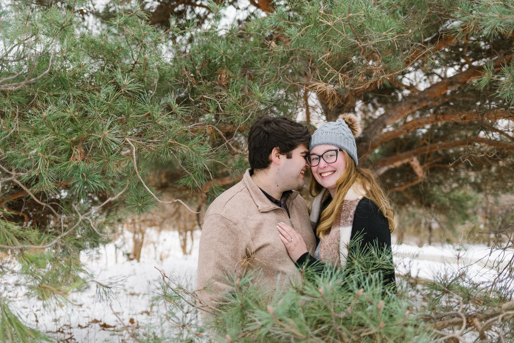 Winter Engagement Photo Session // Sam + Luke