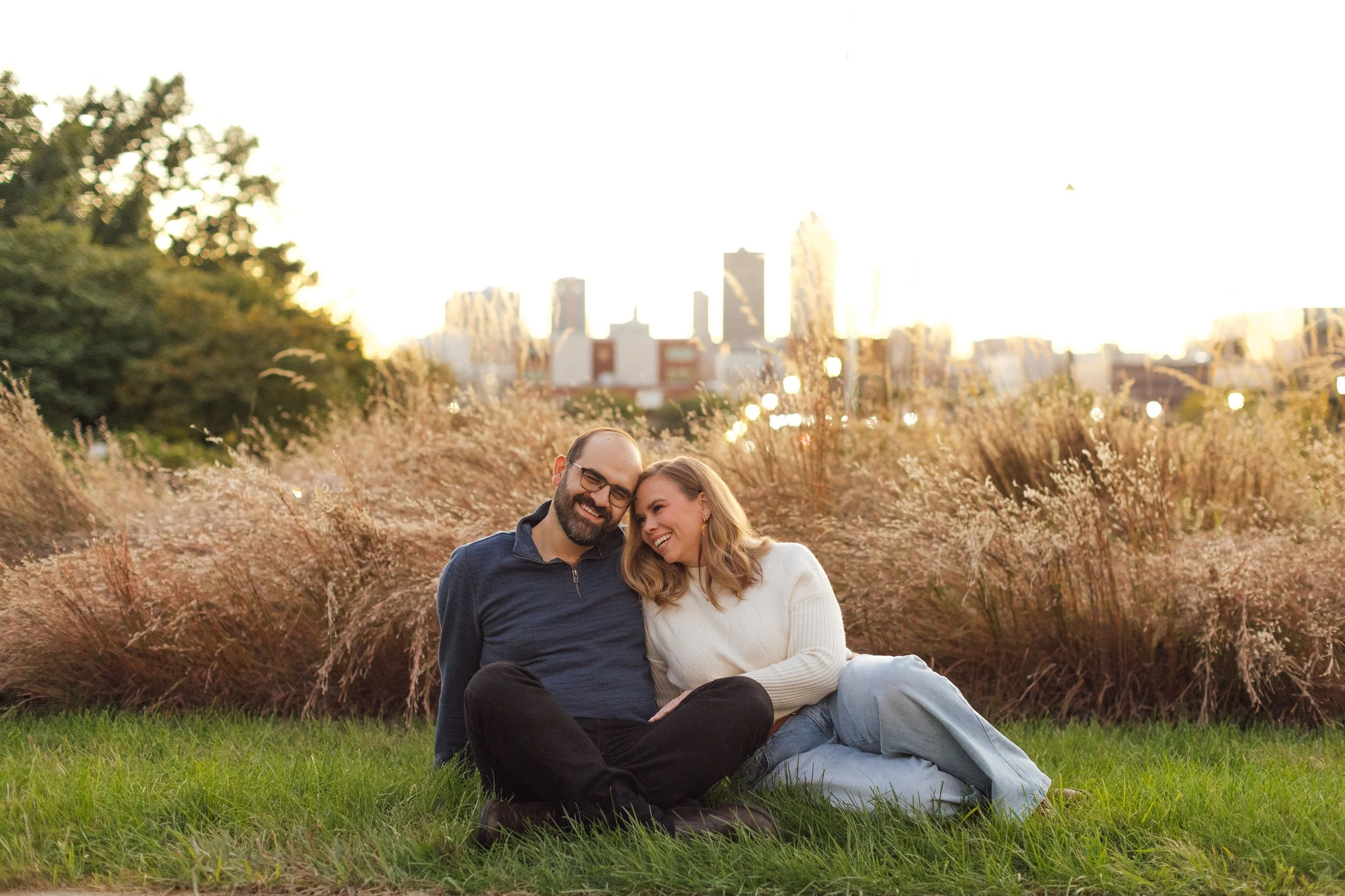 Unique Fall Engagement Photos in Des Moines