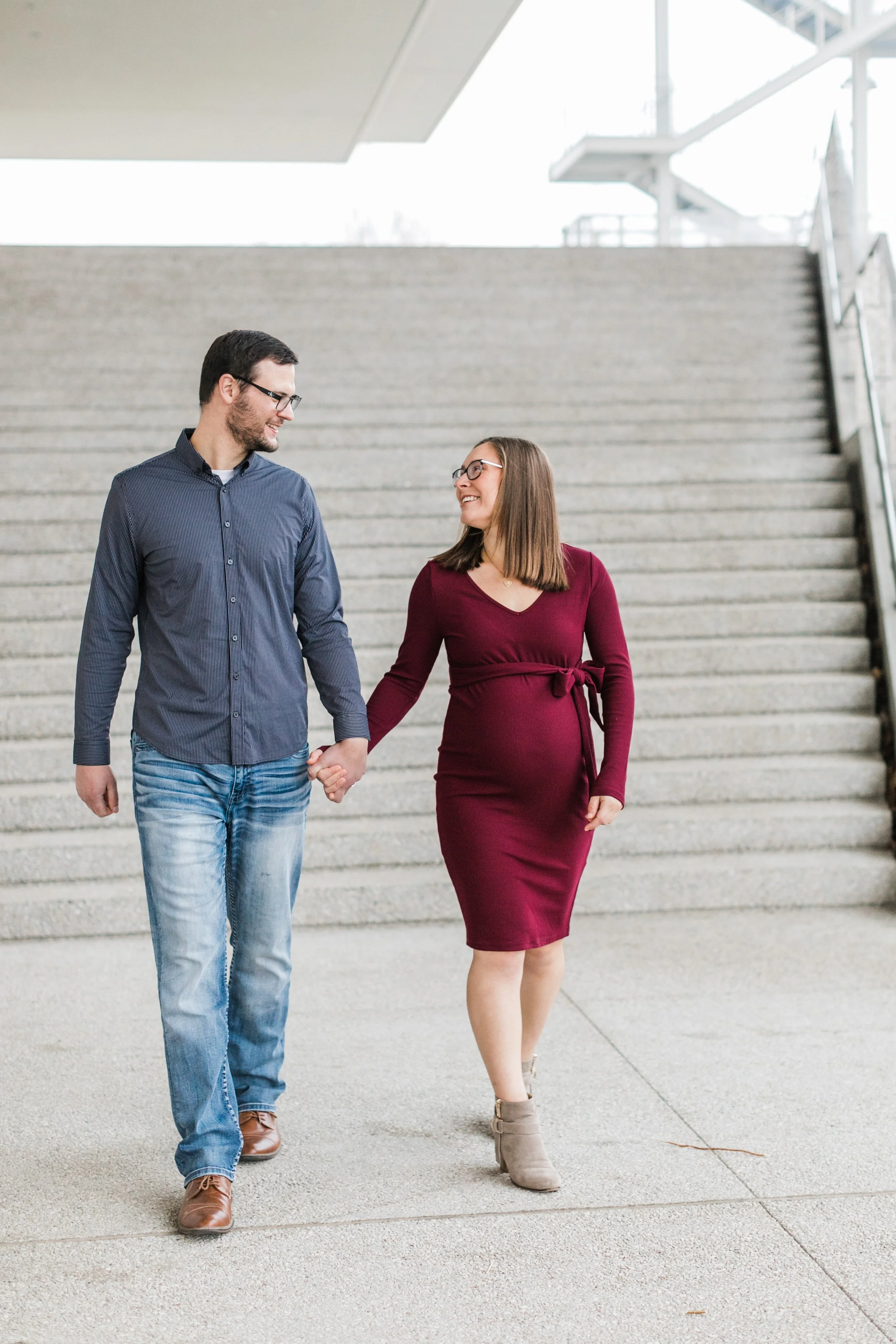 Downtown Des Moines Maternity Photos — Des Moines Wedding Photographer