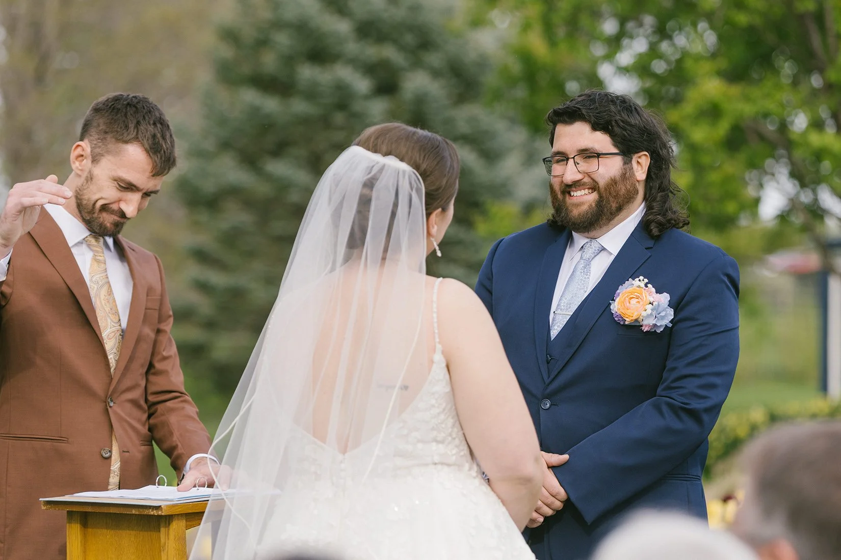 reiman gardens outdoor wedding ceremony