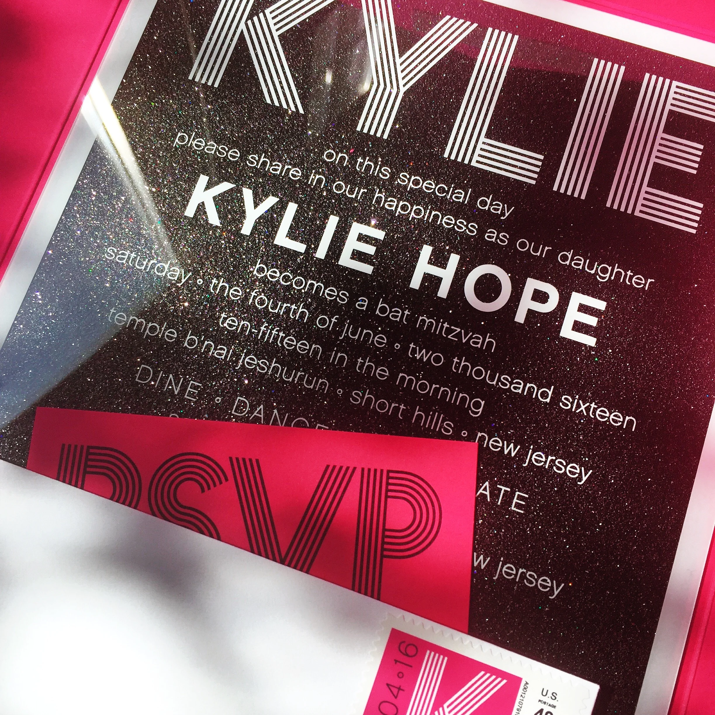 custom bat mitzvah invitationsCustom party invitations Tenafly New