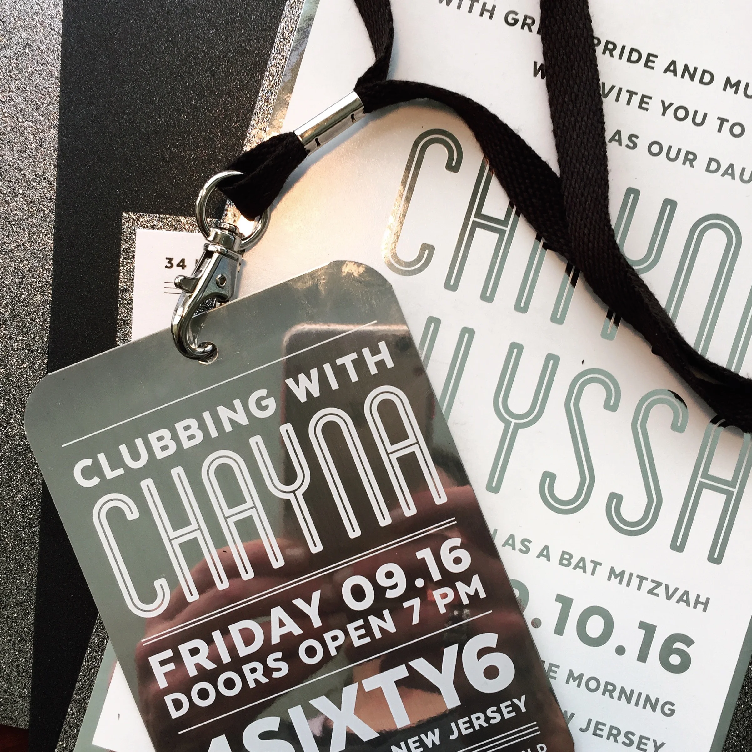 custom bat mitzvah invitationsCustom party invitations Tenafly New