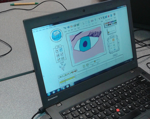 A D75 student's work using Animation-ish