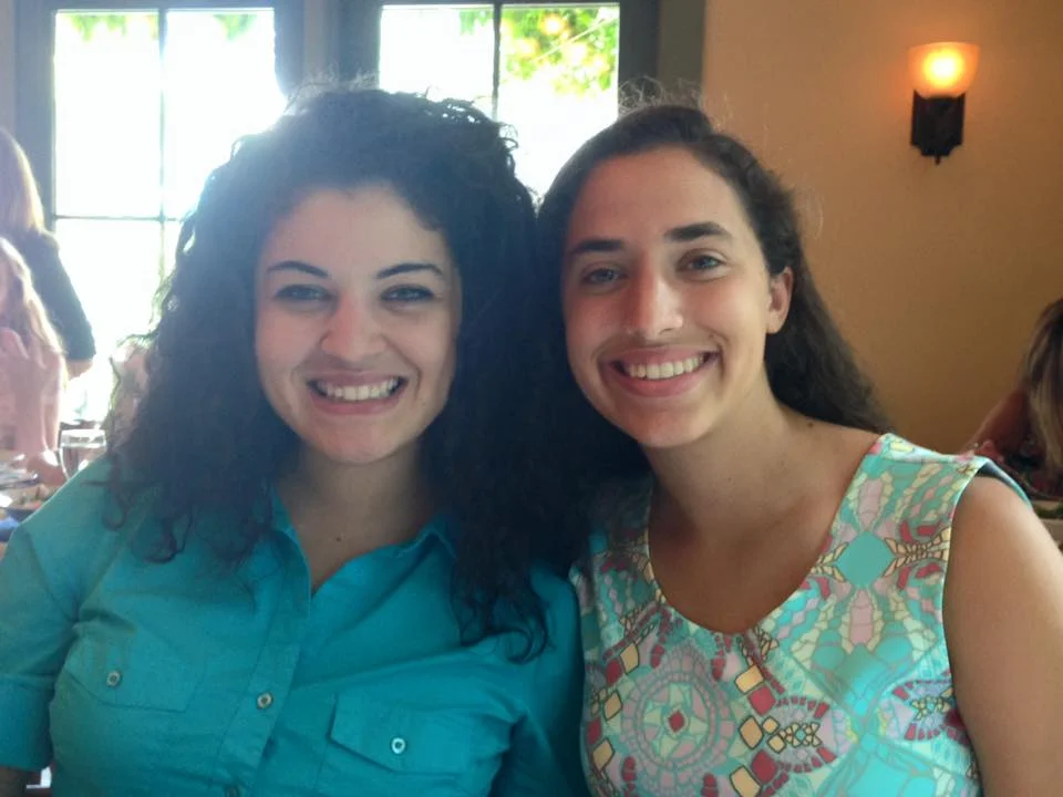 Leah Garofalo and her sister/backup singer Ruby
