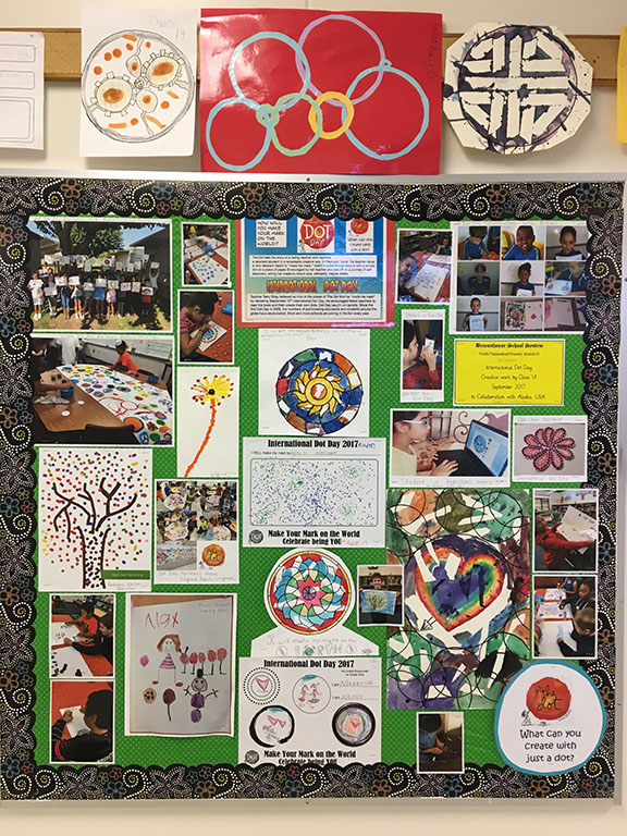 Transforming our Learning Environment into a Space of Possibilities:  Celebrating International Dot Day!