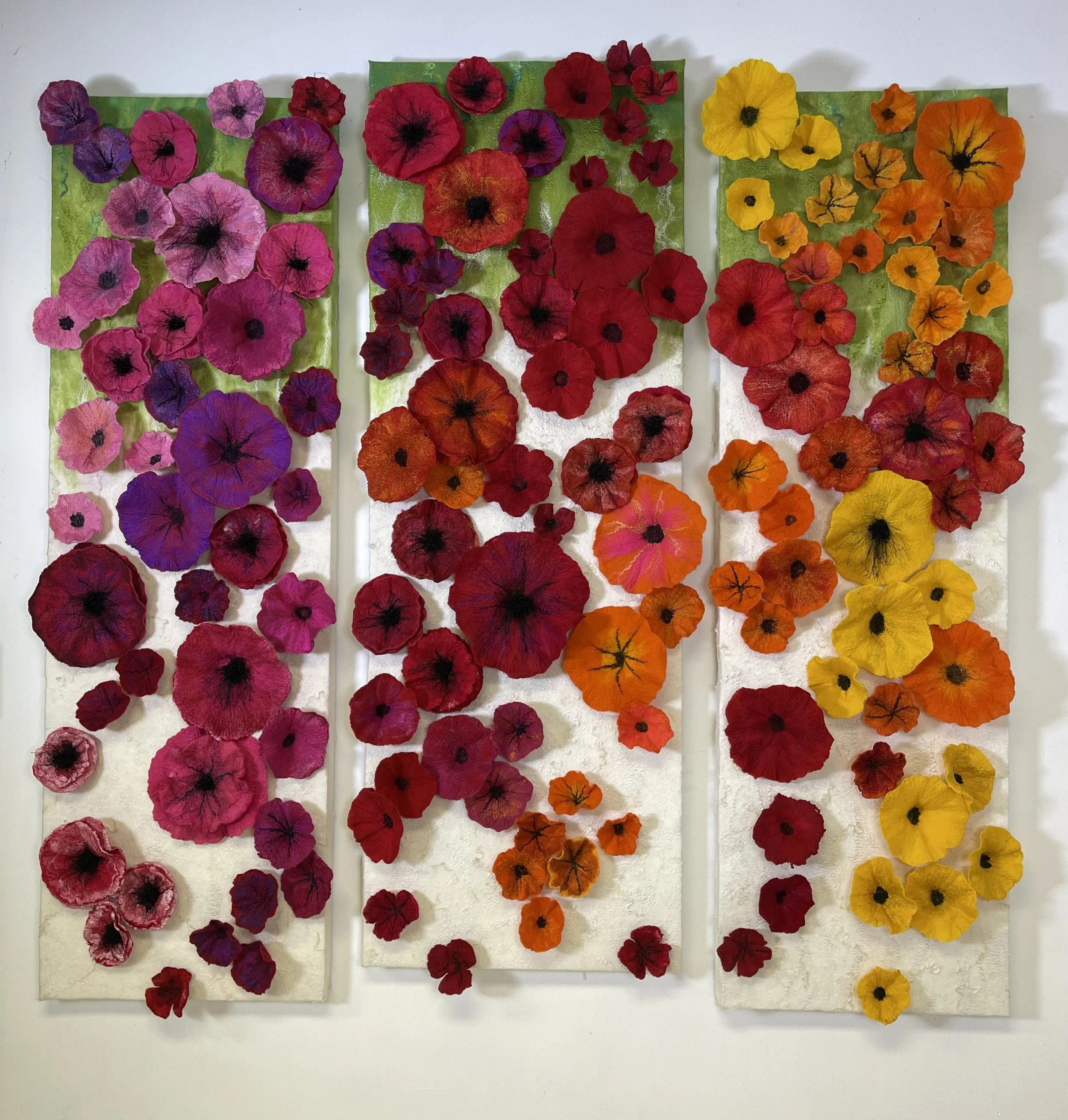 'Poppy Palooza'   60" x 60"