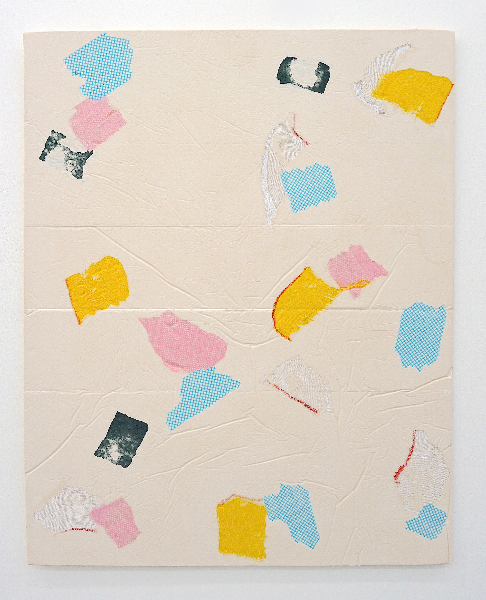 Domestic Bliss (yellow, blue, green, pink) | Composite, Mixed Media | 100 x 80 cm 