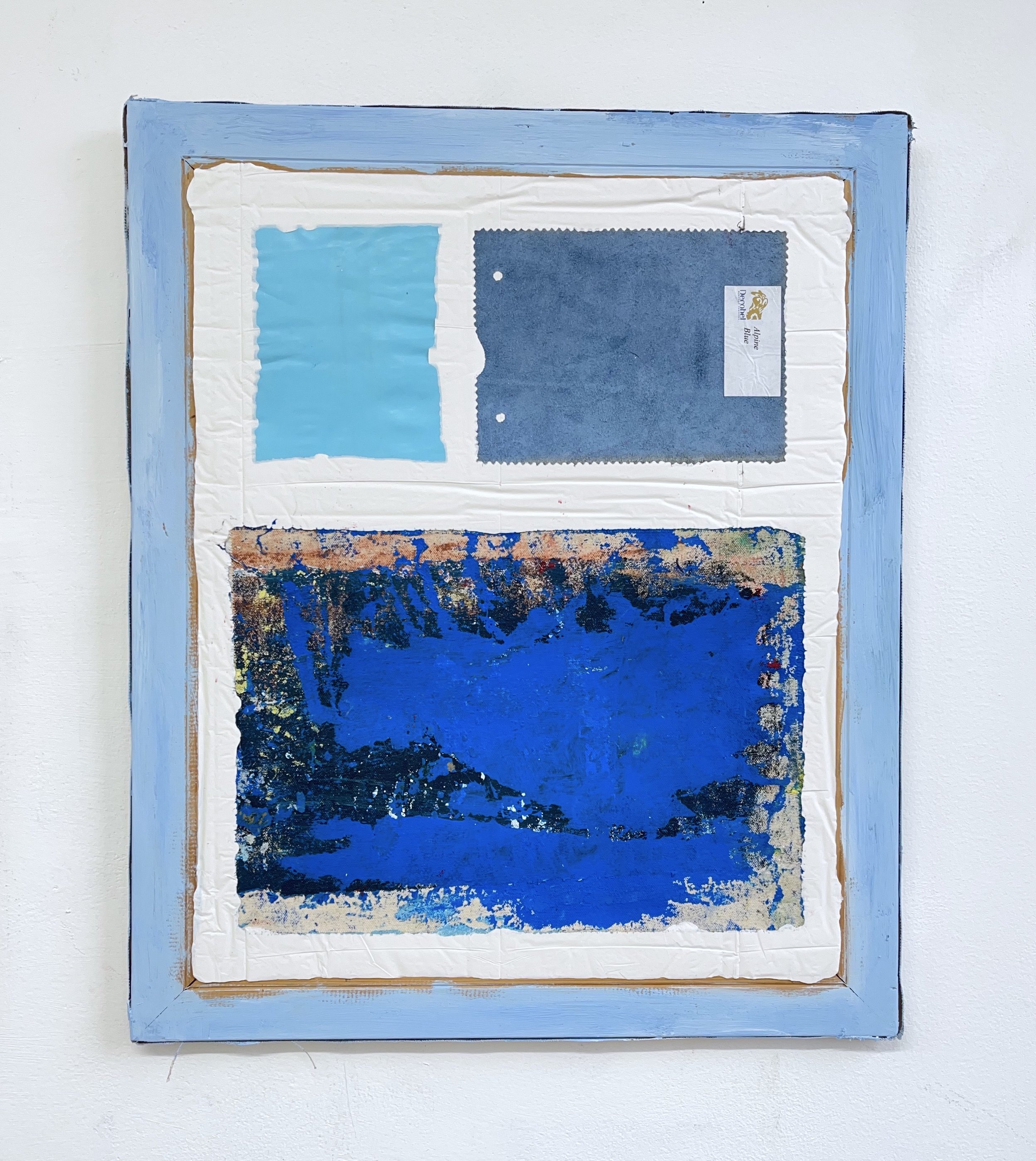 Alpine Blue | Composite & Mixed Media | 62 x 54 cm