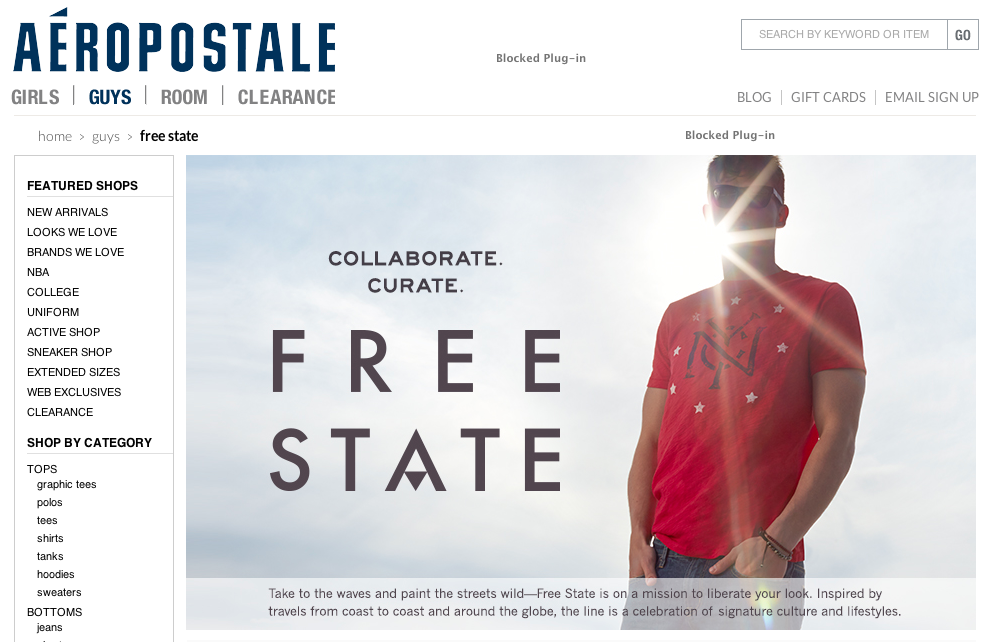 Brand Story | Aéropostale - Free State