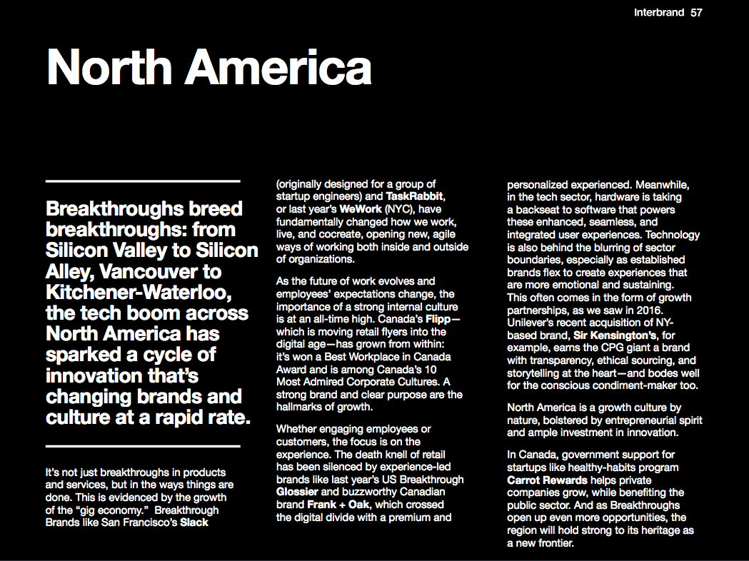 Interbrand Breakthrough Brands | Global trends write-up