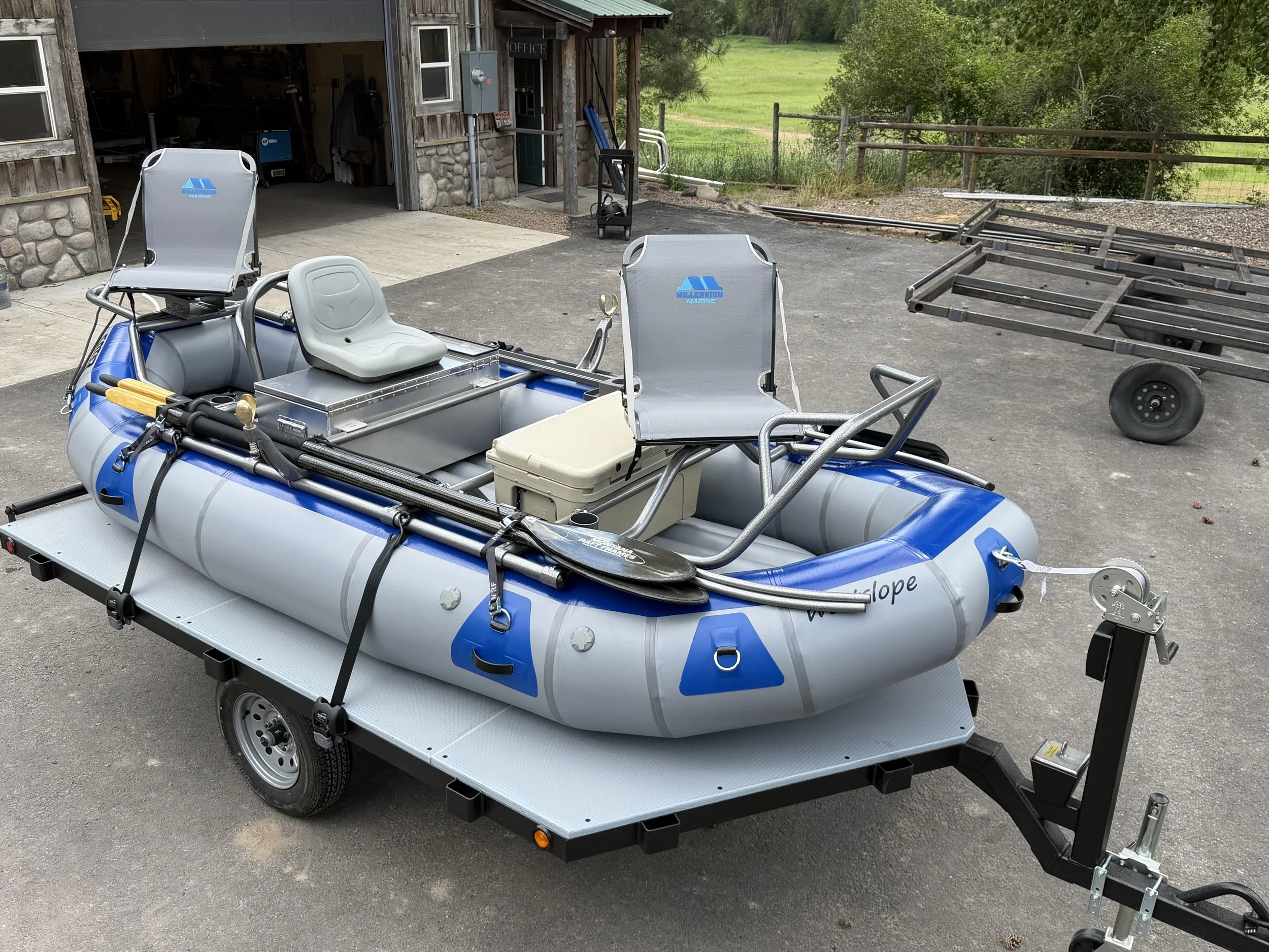 accessories for fishing rafts Custom Raft Frames and Frame Accessories</p> — Montana Raft Frames