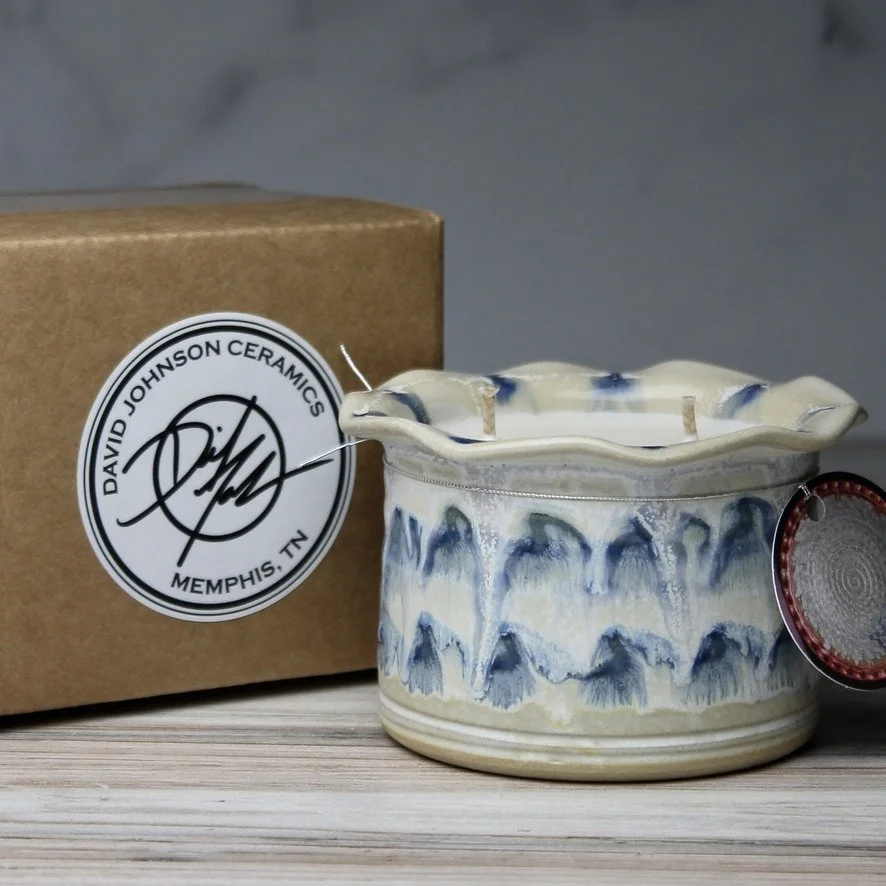 Cobalt Peacock - Choose your Scent - Made to Order