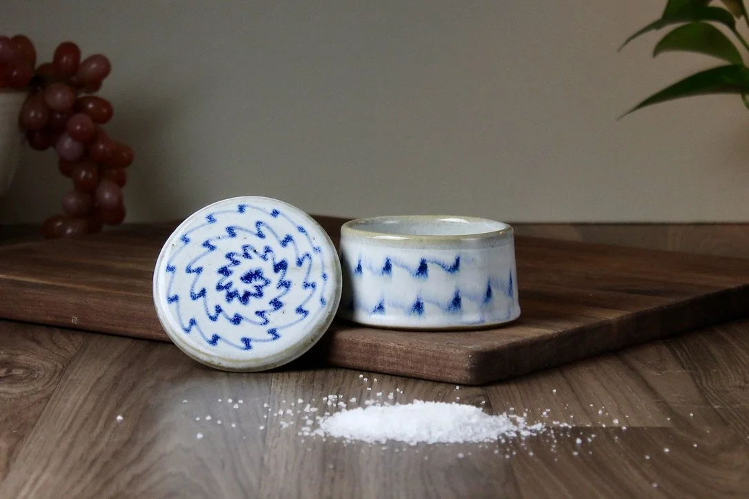 Salt Cellar - Opal Blue