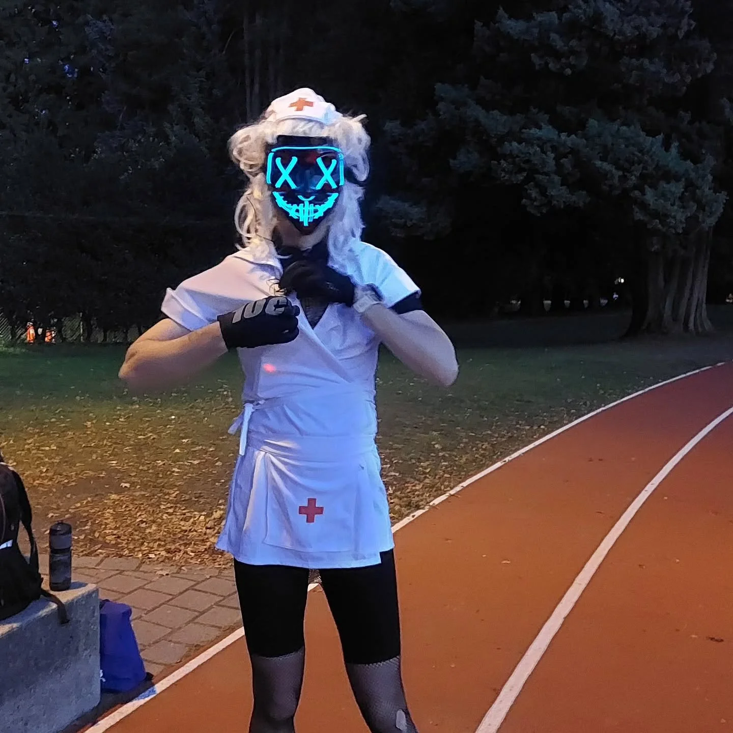 Track Tuesday Halloween Special
Hello everyone. Congrats to those who did the Great Trek on Saturday. We had a handful of PBs, and a 2nd place 10k M (Ben Partridge); which is very impressive given the hilly course around UBC. You folks are on a ro