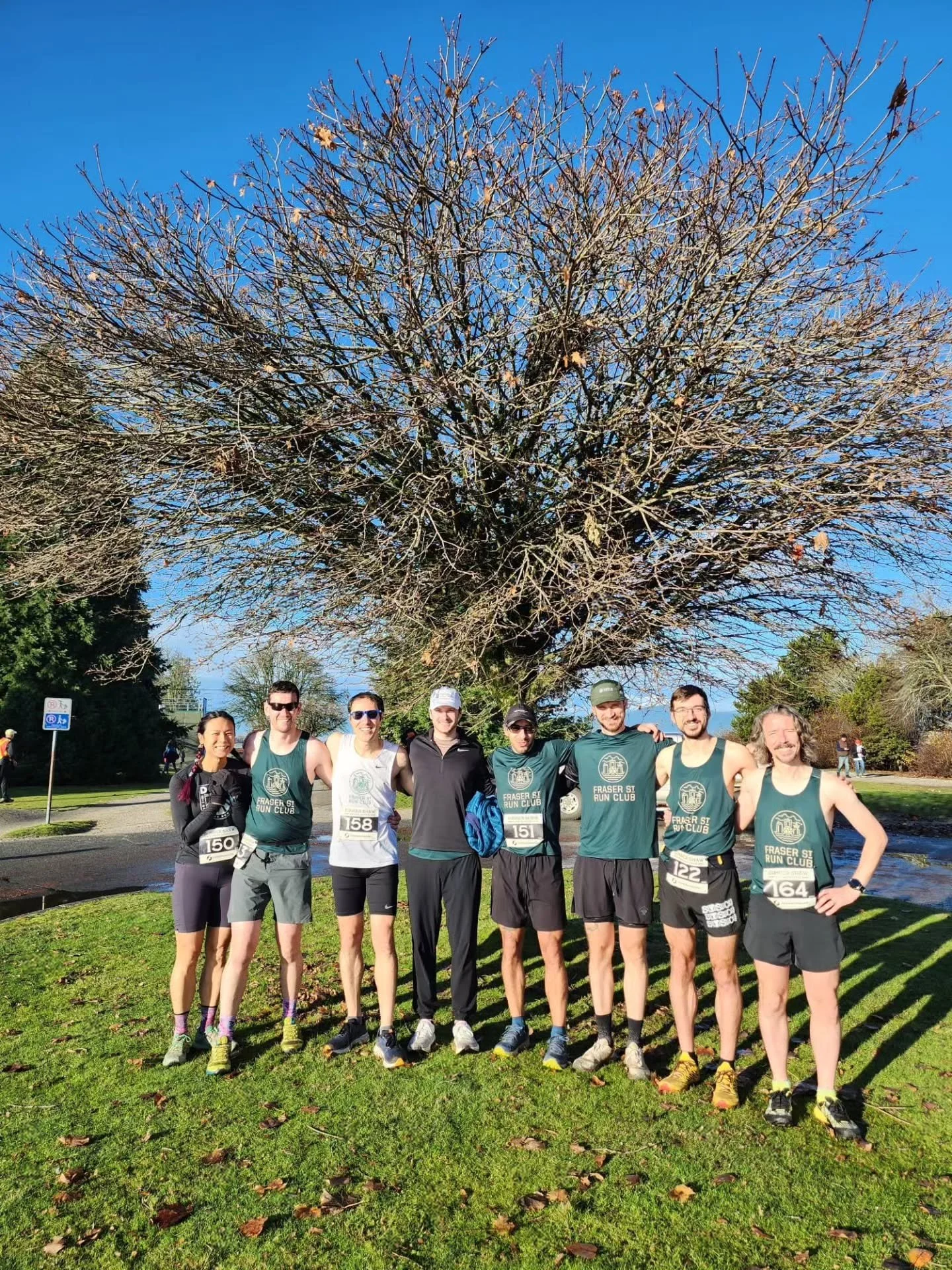 One before, two after photos from this morning's Gunner Shaw Memorial Cross Country Race. We love that event so much! Even without a puddle, the course still packed a punch with waterlogged grass and deep muddy sections. Oh, and the weather turned ni