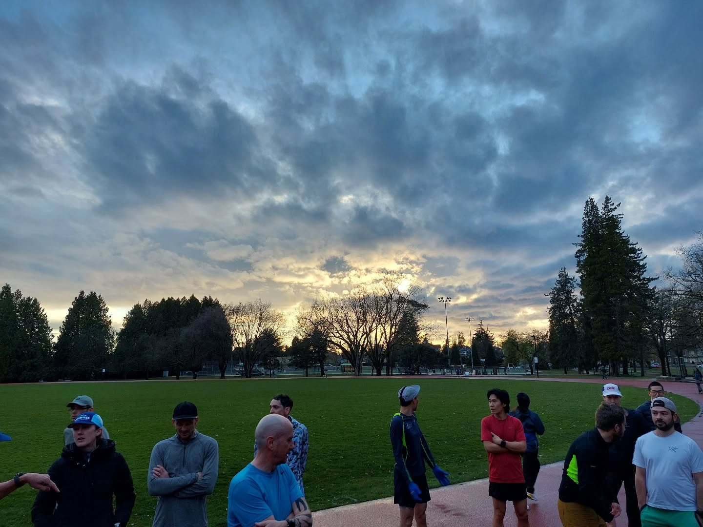 Alright everyone, it's the last Tuesday before we change the clocks to daylight savings time one last time in BC. That means next week, the sun will set after 7 pm, woohoo! While we won't venture outside of Memorial tomorrow, please bring your headla