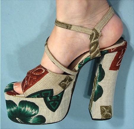 You can purchase these vintage 1970's platforms for $425- from Antique Dress