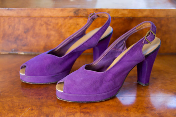 You can purchase these vintage 1940's platforms for $98- from GarbOhVintage