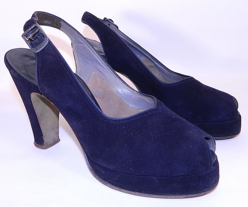 You can purchase these vintage 1940's platforms from Black...