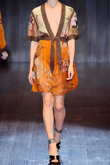 You can purchase this new Gucci dress for $15,500- from Net-A-Porter