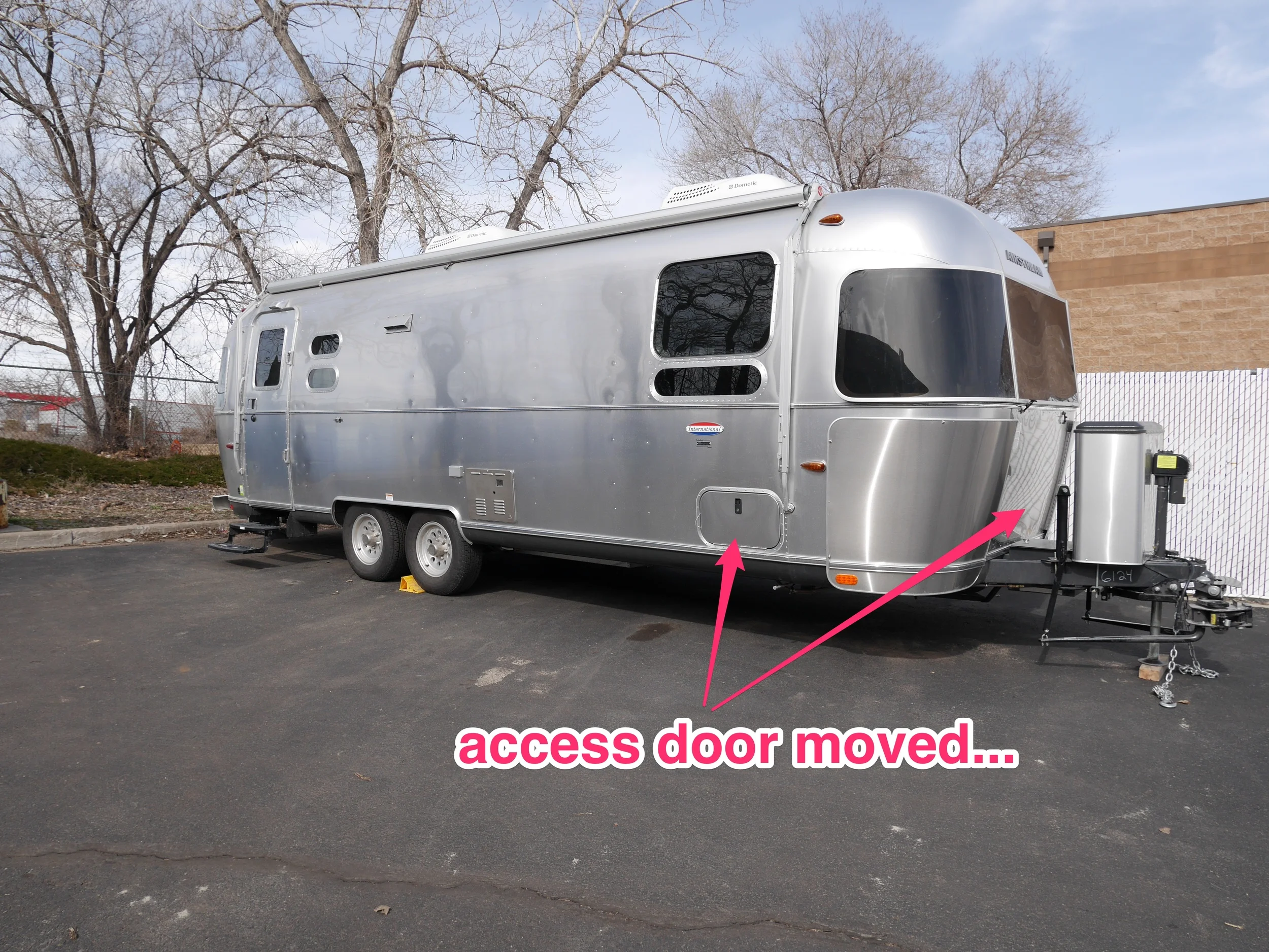 Picking up our Airstream after extensive modifications; we're so excited!