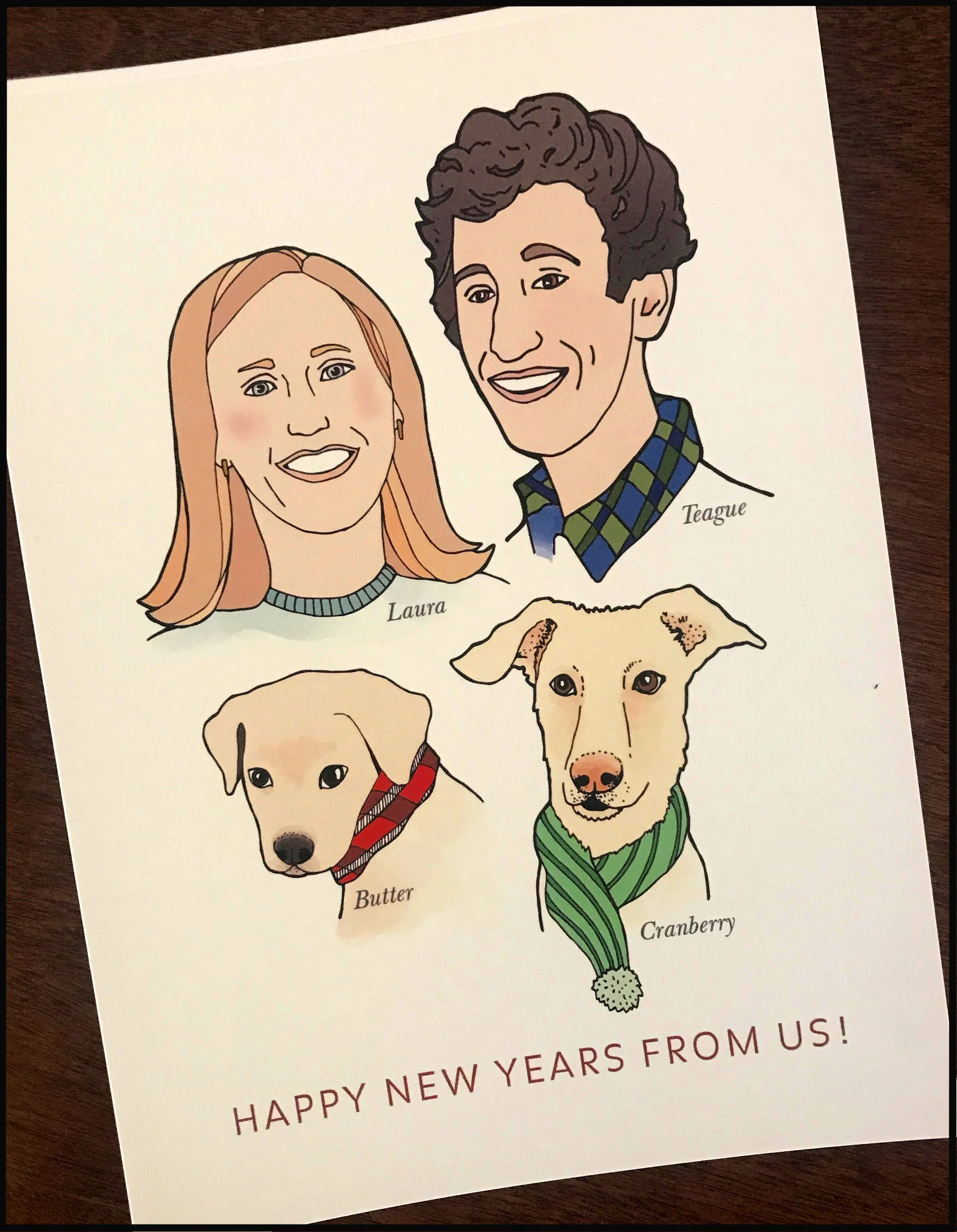 Teague & Laura New Year's Card