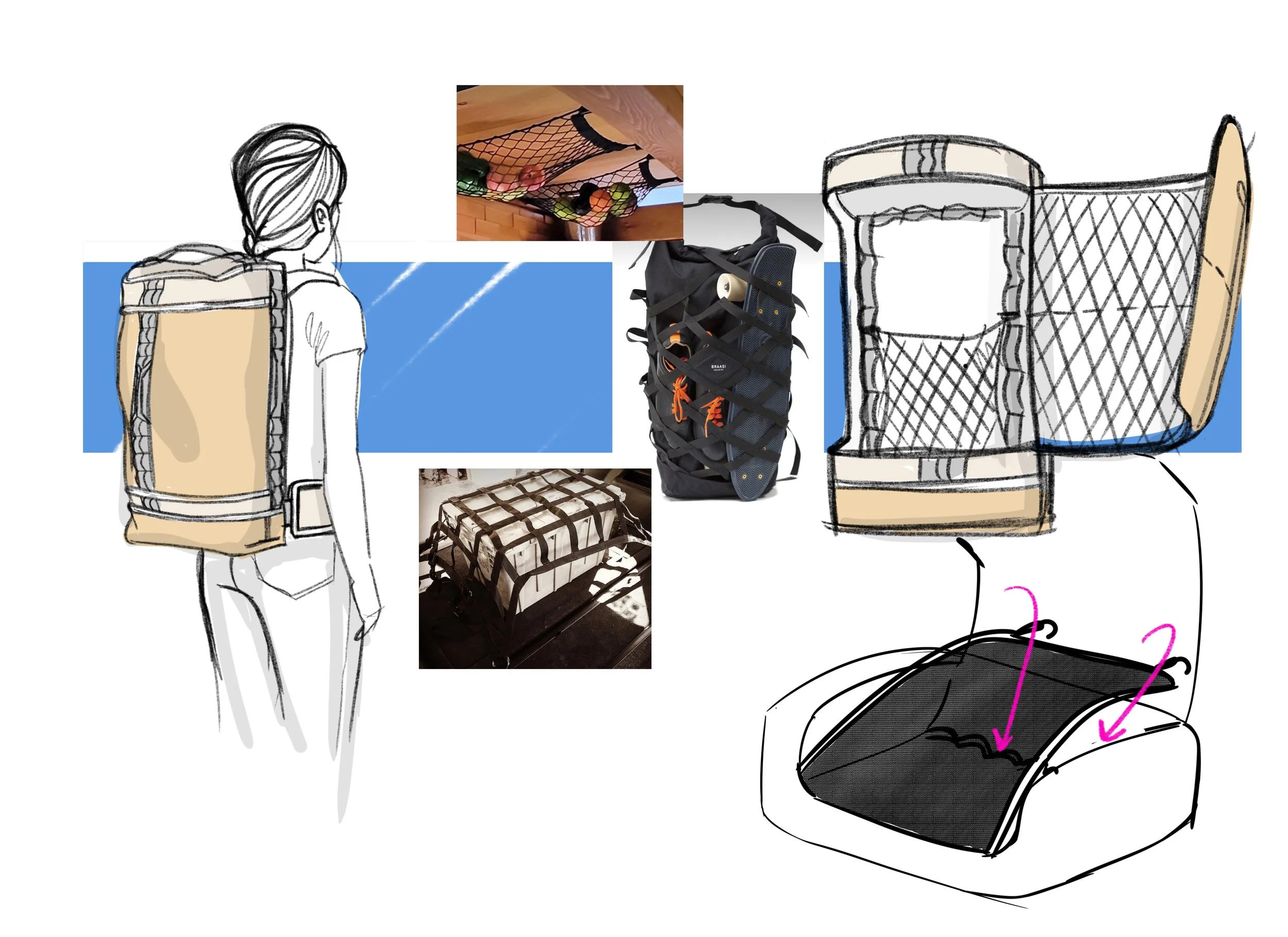 The roomy main compartment has an innovative adjustable mesh compression panel to keep your gear snug and secure.