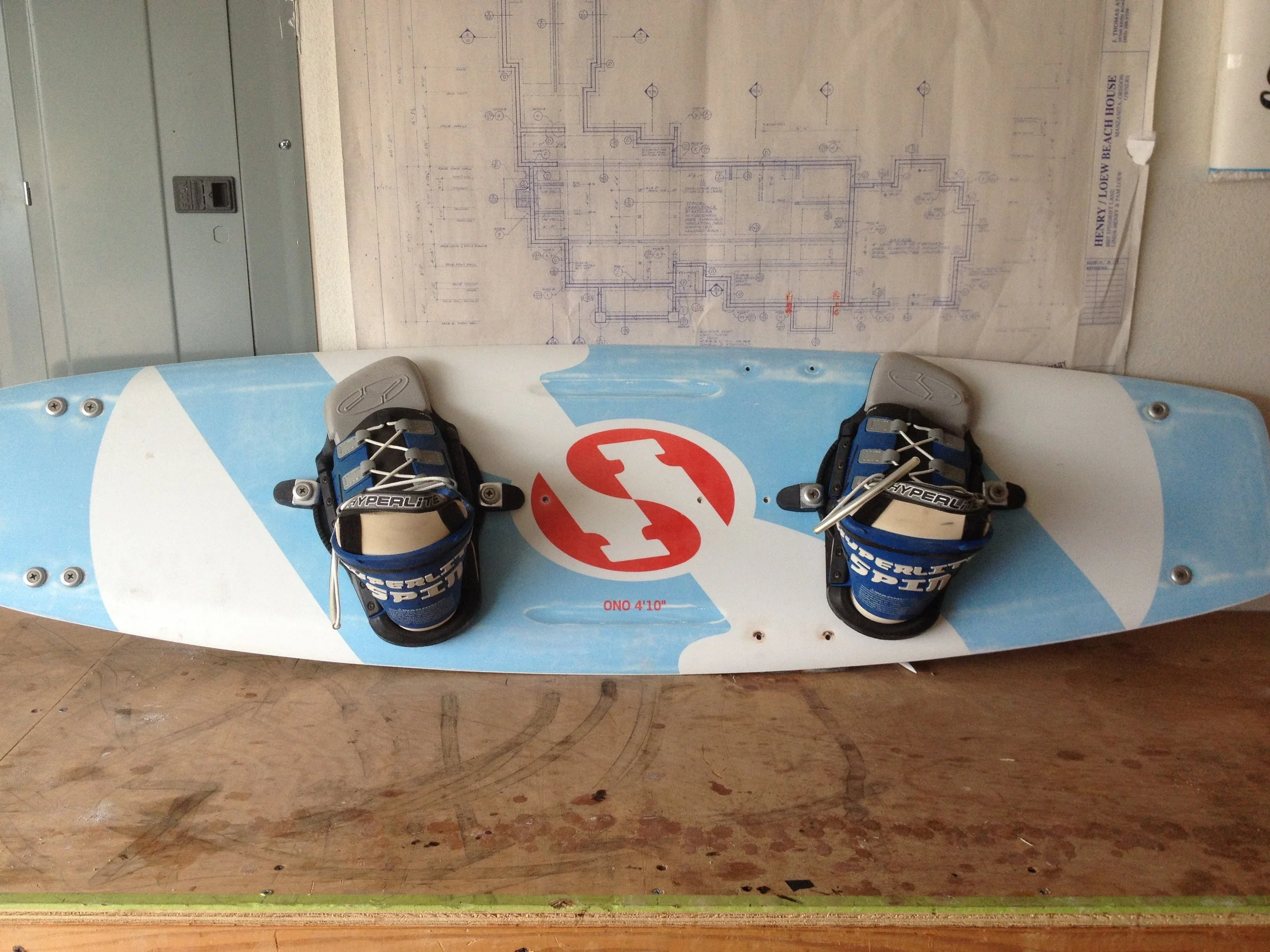 Early kiteboard 2002.  Design, prototype, commercialize. 