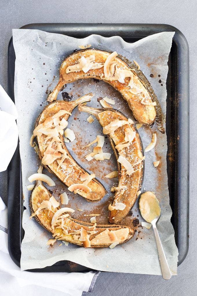 Baked Banana - Image courtesy of Amy Whiteford of Healthy Little Foodies