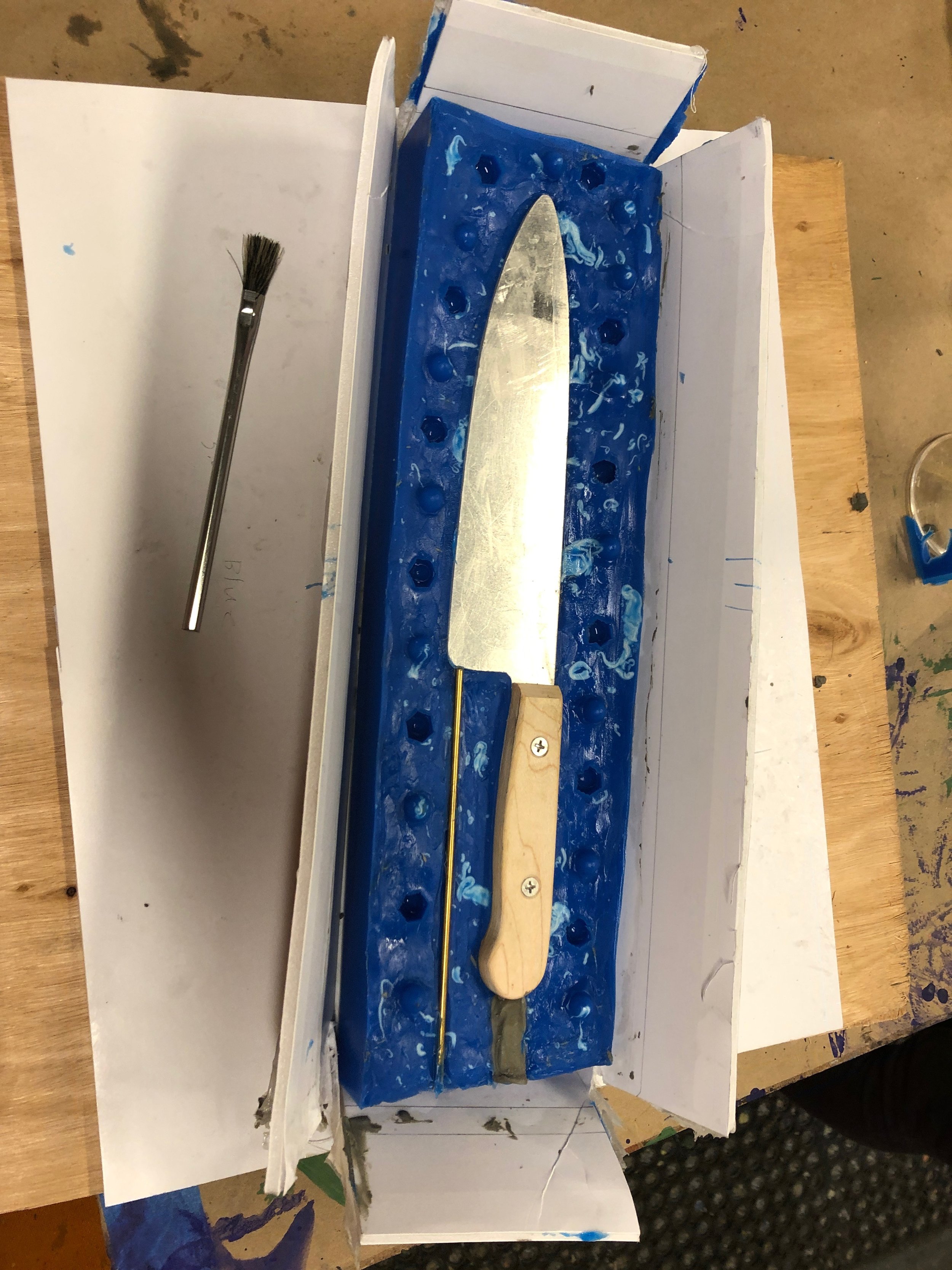 Original knife was built by Lisa Griebel