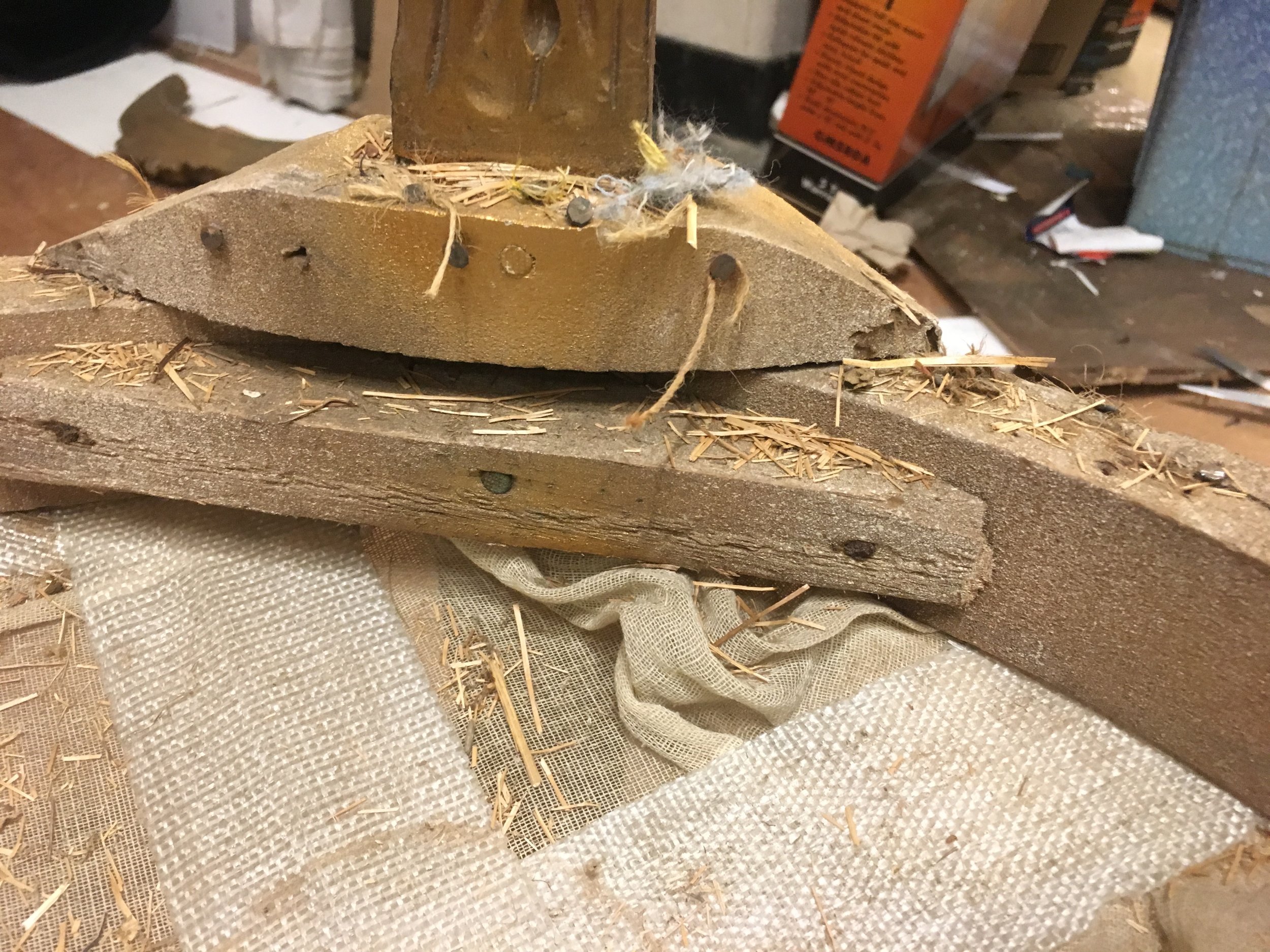 All damage was treated with liquid wood epoxy