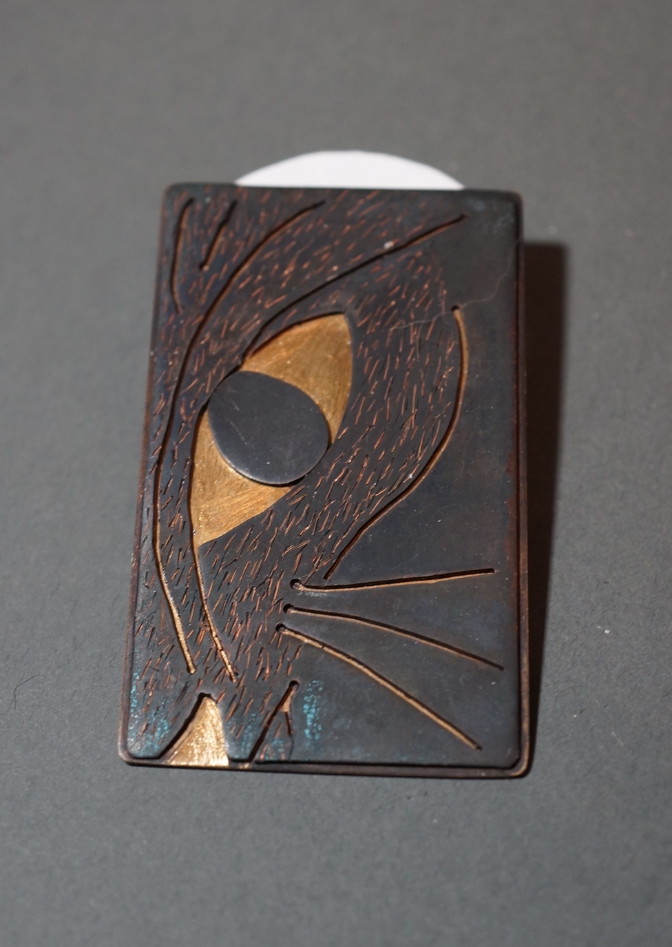 Brass and copper pin