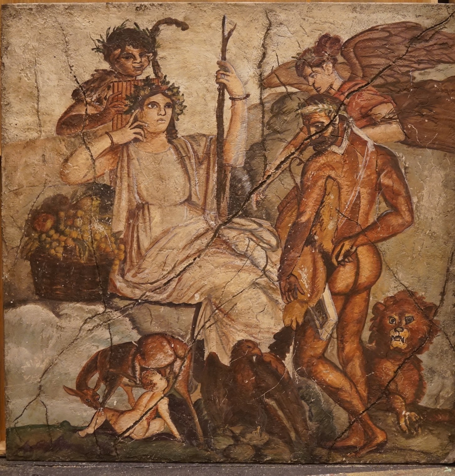 Reproduction of Pompeii Wall Painting