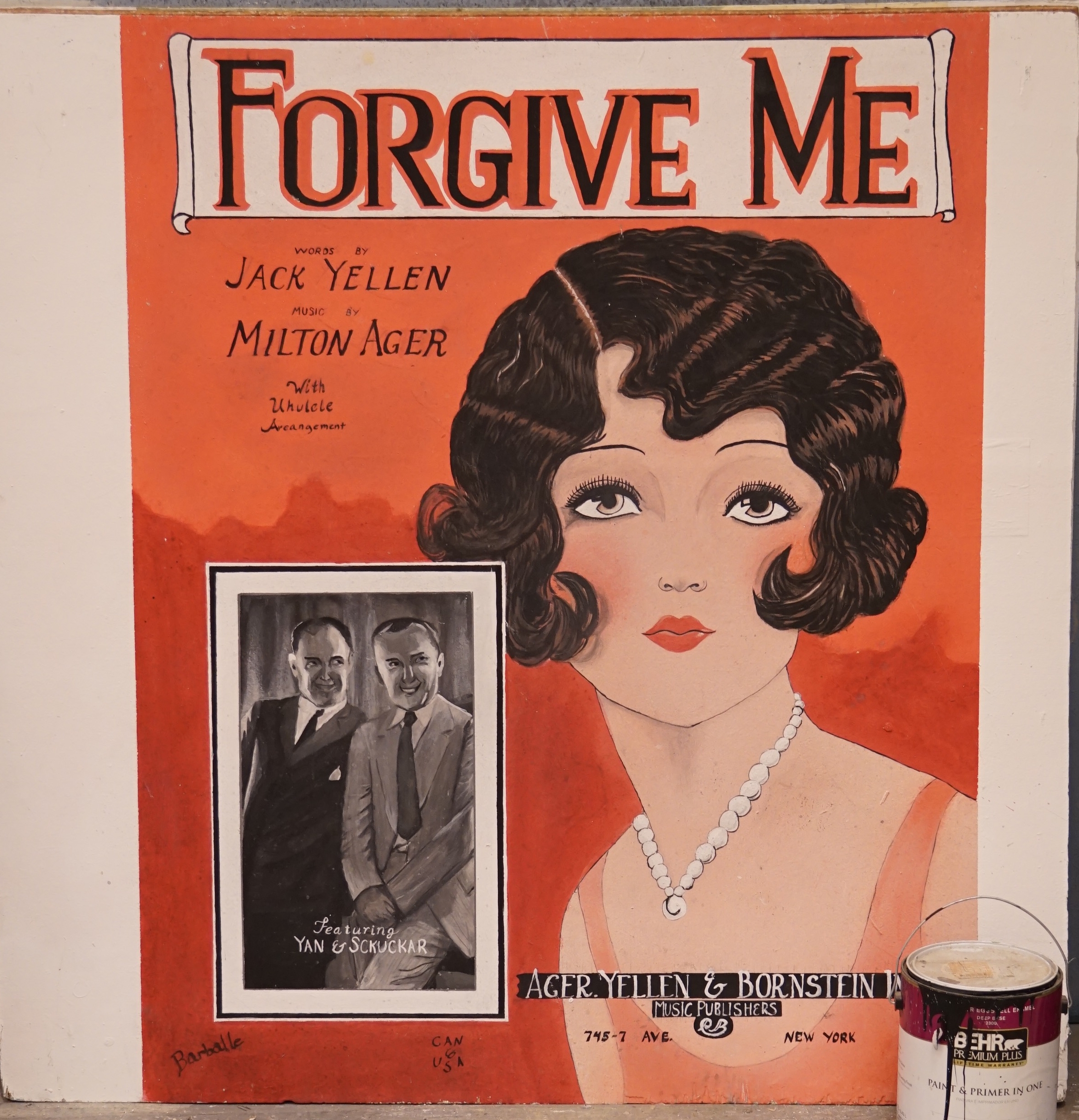 Reproduction of Sheet Music Cover