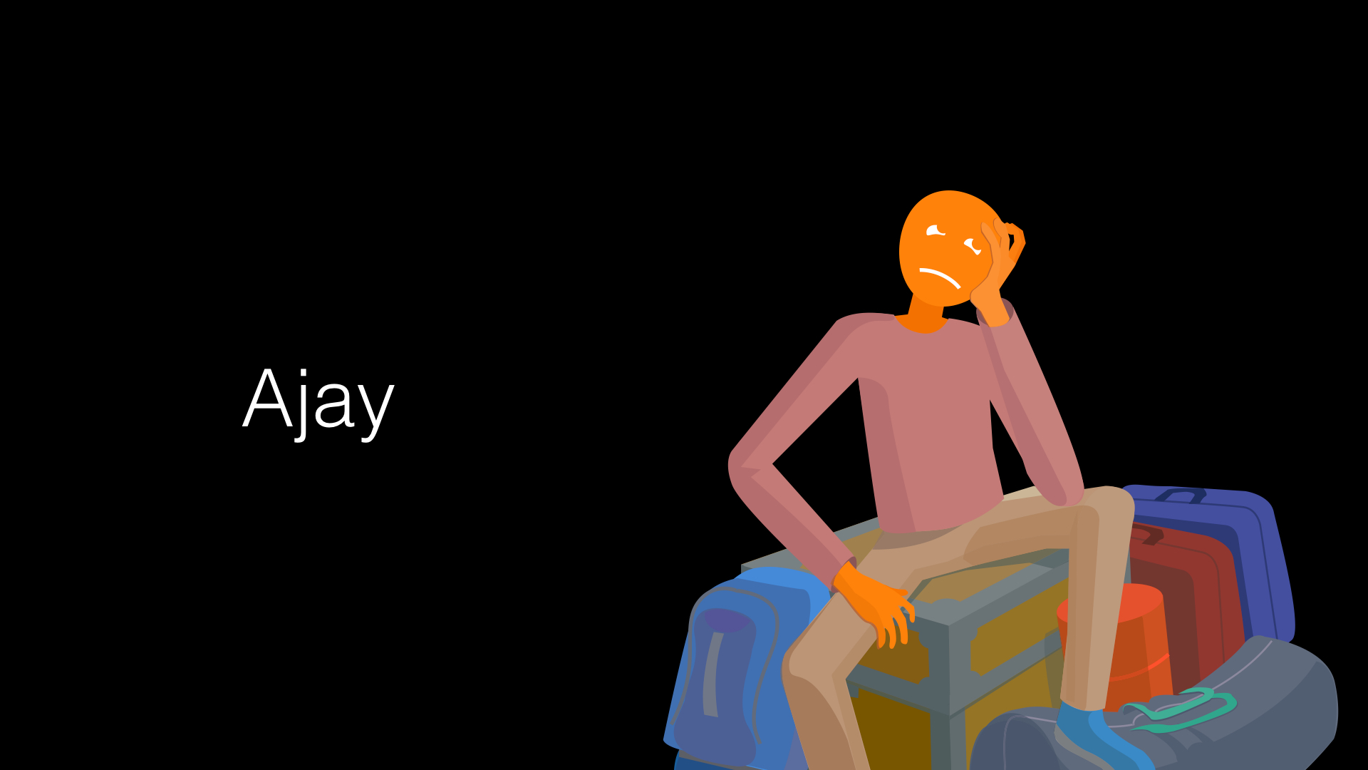  Ajay, an incoming freshman, is two weeks from leaving Bangalore for CMU and hasn’t found an apartment yet. All the landlords say you need to be there to see the places, and Ajay is getting stressed: will he be homeless when classes start? 