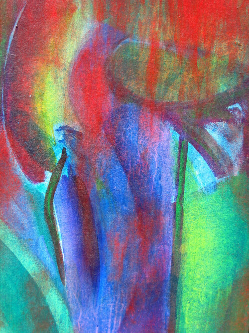 Untitled. Acrylic on canvas.