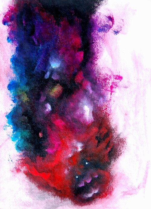 The Worm. Acrylic on canvas.