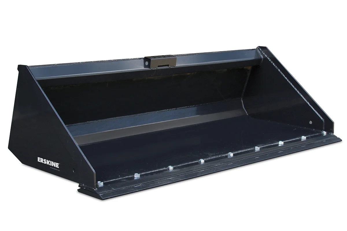 Erskine Low Profile Material Bucket w/ Tooth Bar 72", 80", 84"