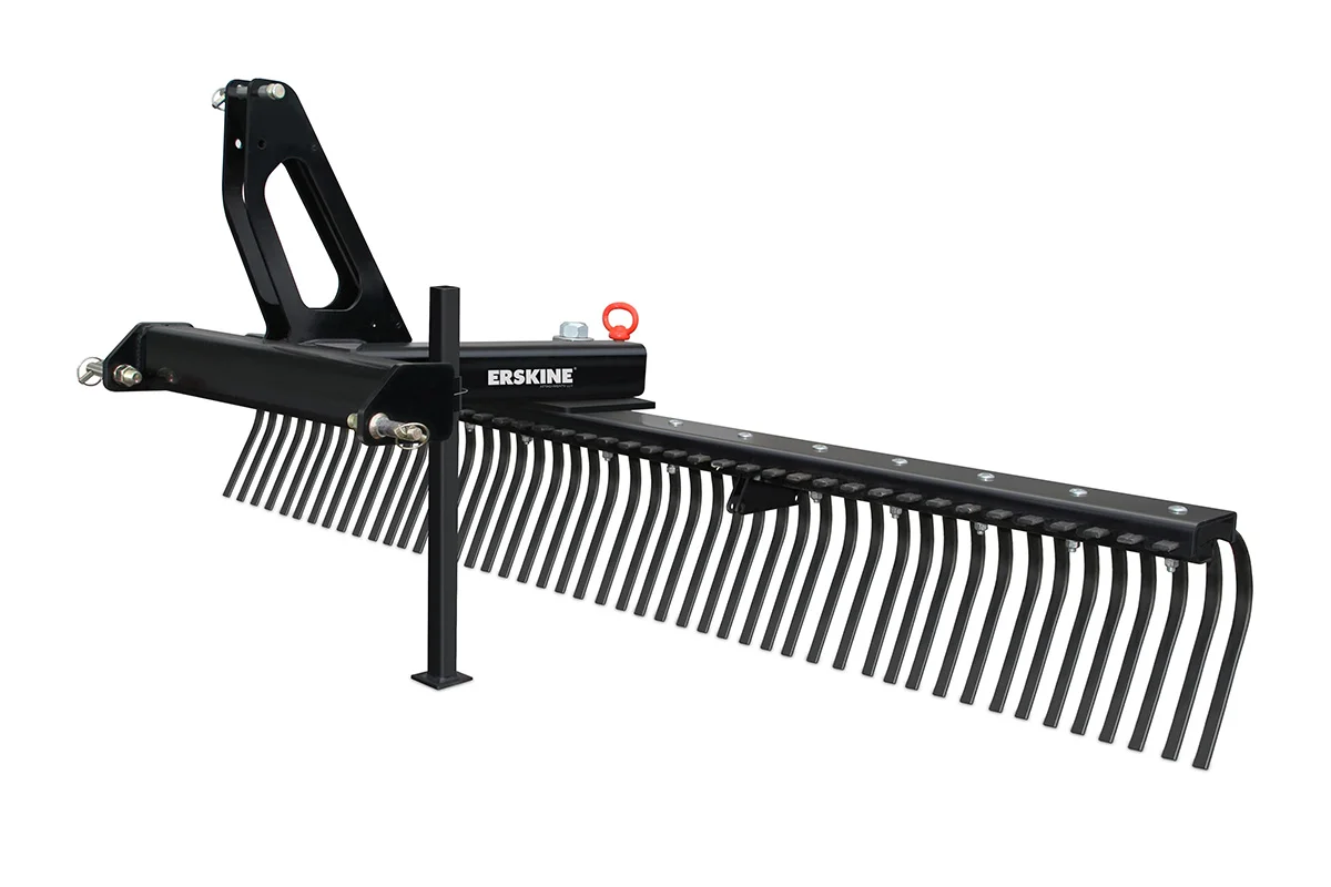 Erskine 3-Point Landscape Rake w/ Wheel Kit