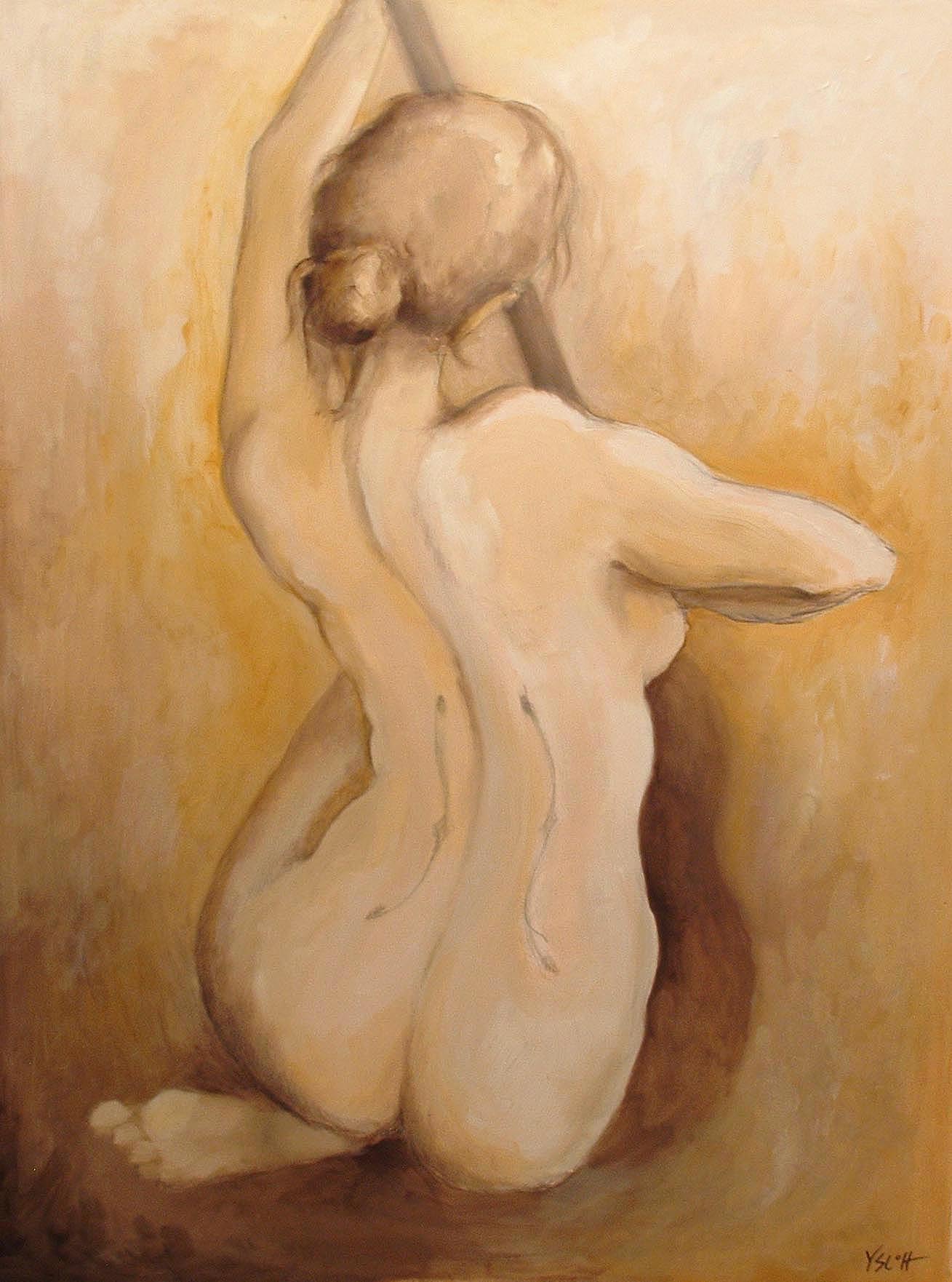  Untitled   oil on mat board, 37 x 27 &nbsp; &nbsp; Maru Perez, private collection 
