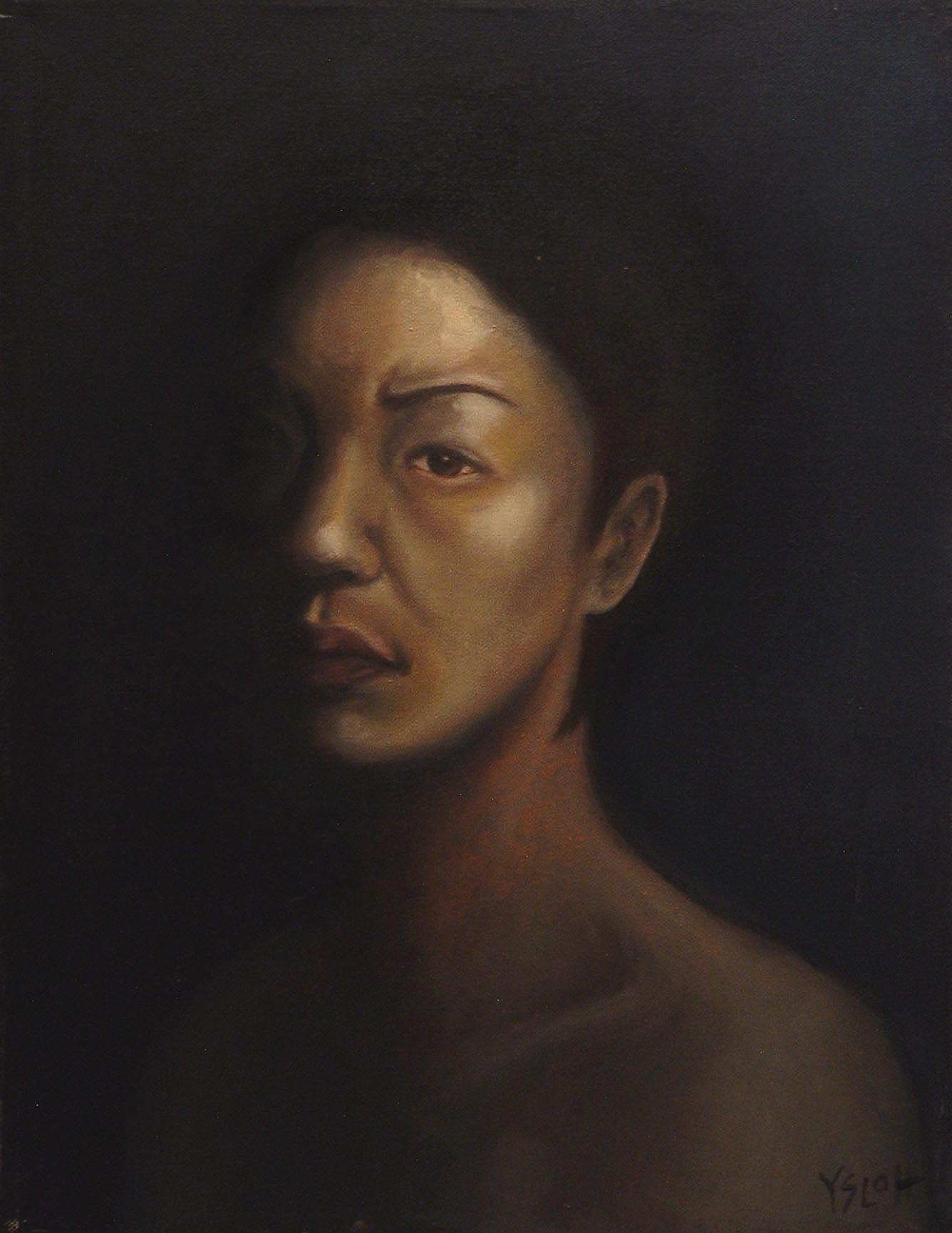   Self-Portrait   oil on canvas, 18 x 14 &nbsp; &nbsp; &nbsp; &nbsp; &nbsp; 