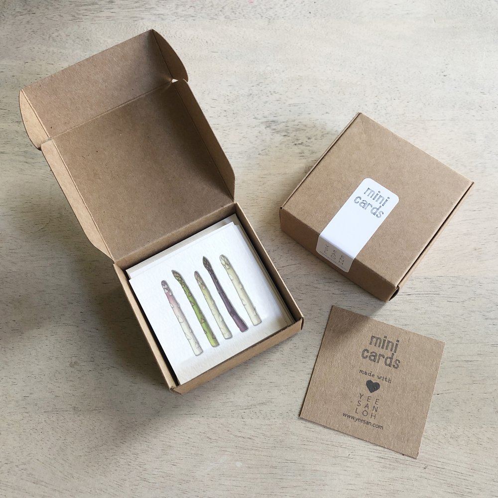Vegetables: Mini Cards Box Set — Yeesan Loh