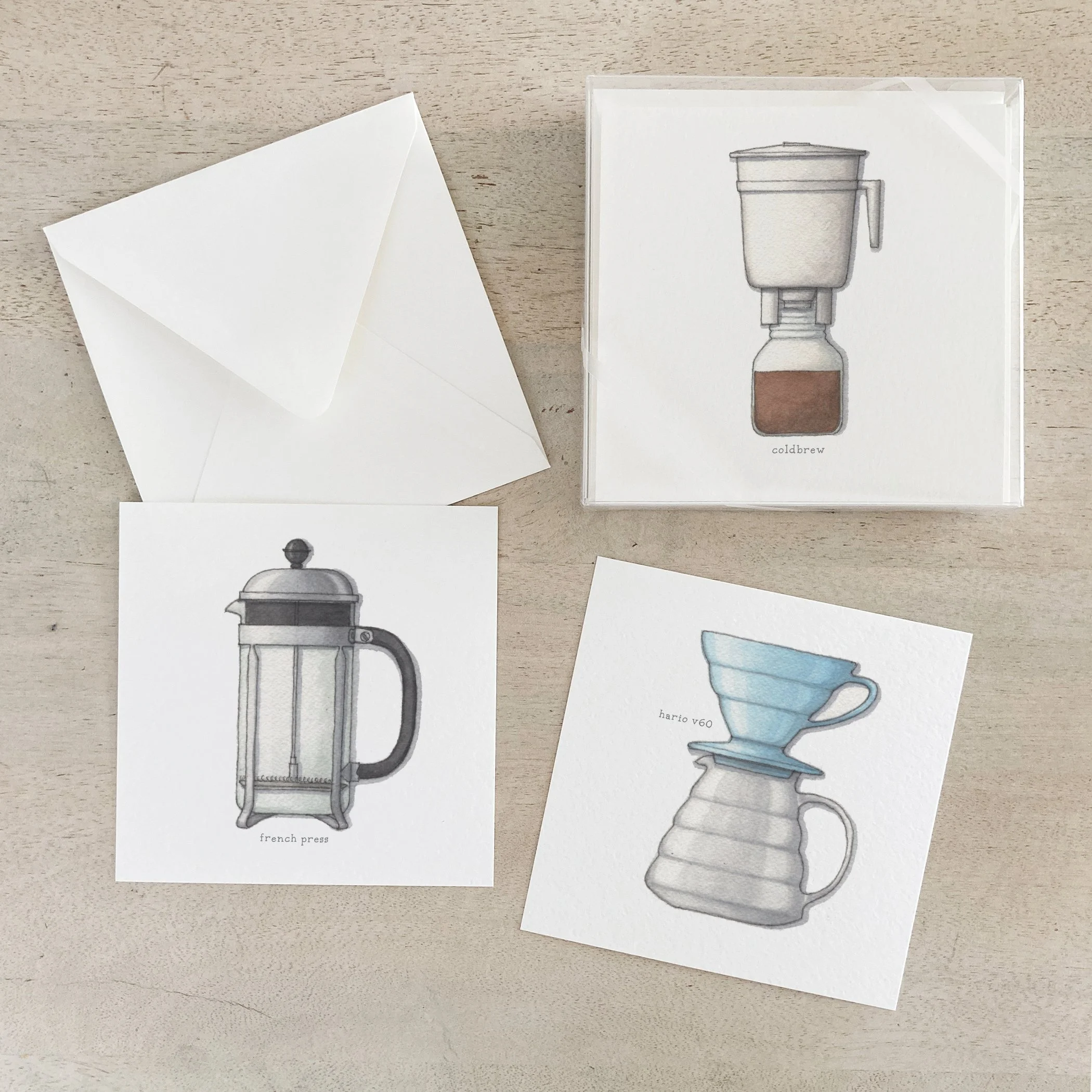 Coffee Brewing Methods | Box Set Cards