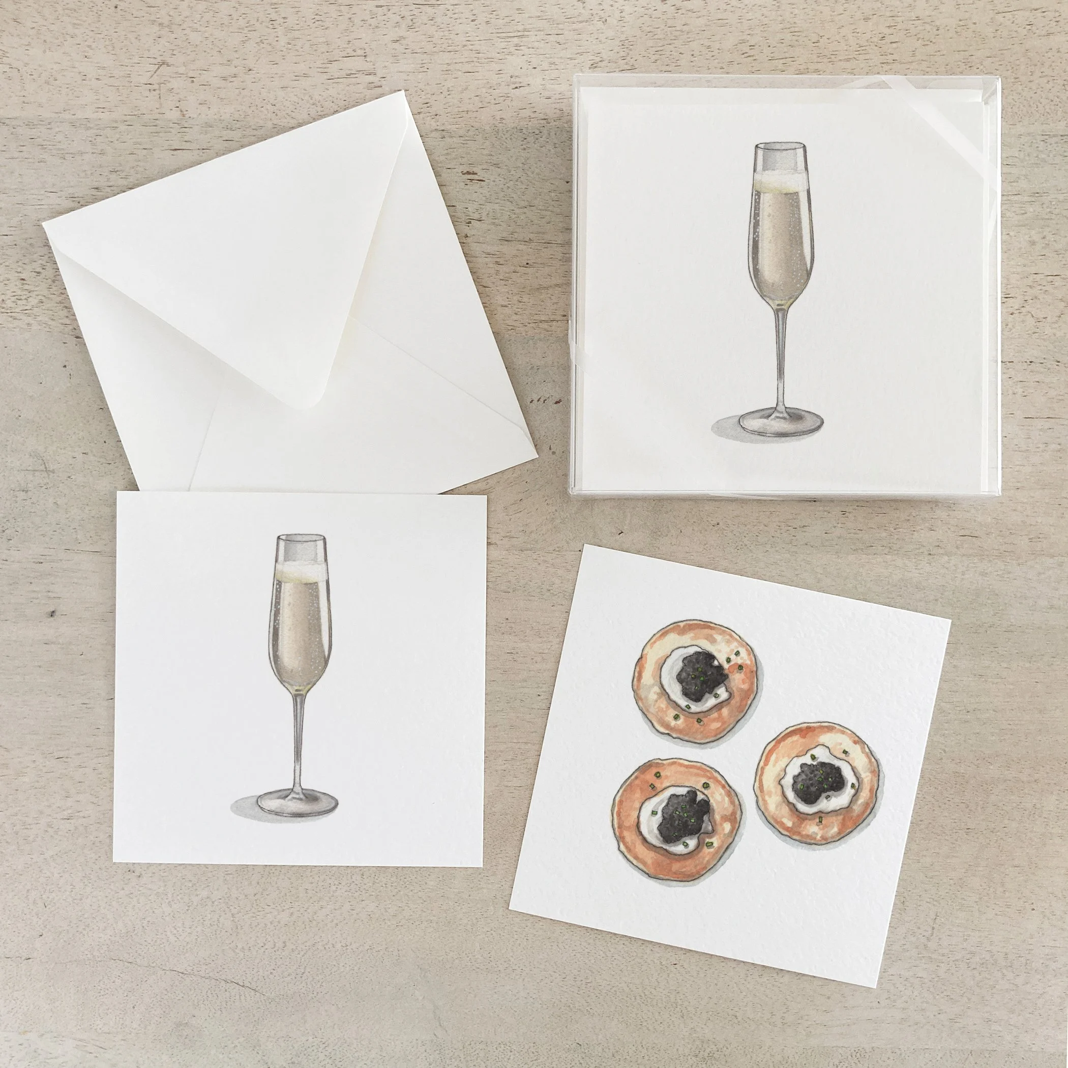Champagne & Caviar | Box Set Cards