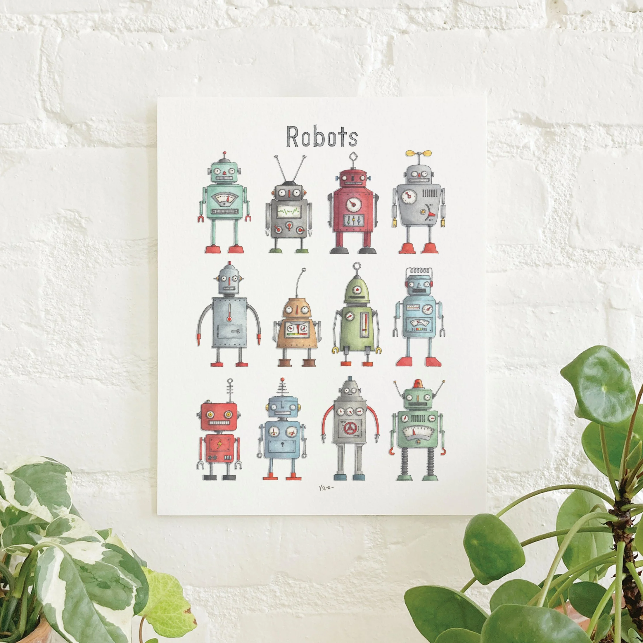 Robots | 8.5"x11" Print