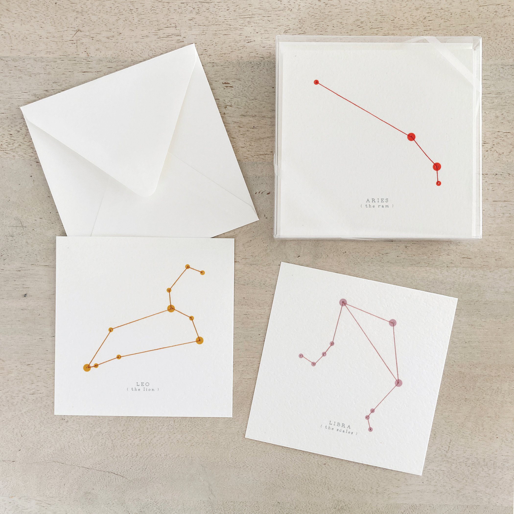 Zodiac Constellations | Box Set Cards