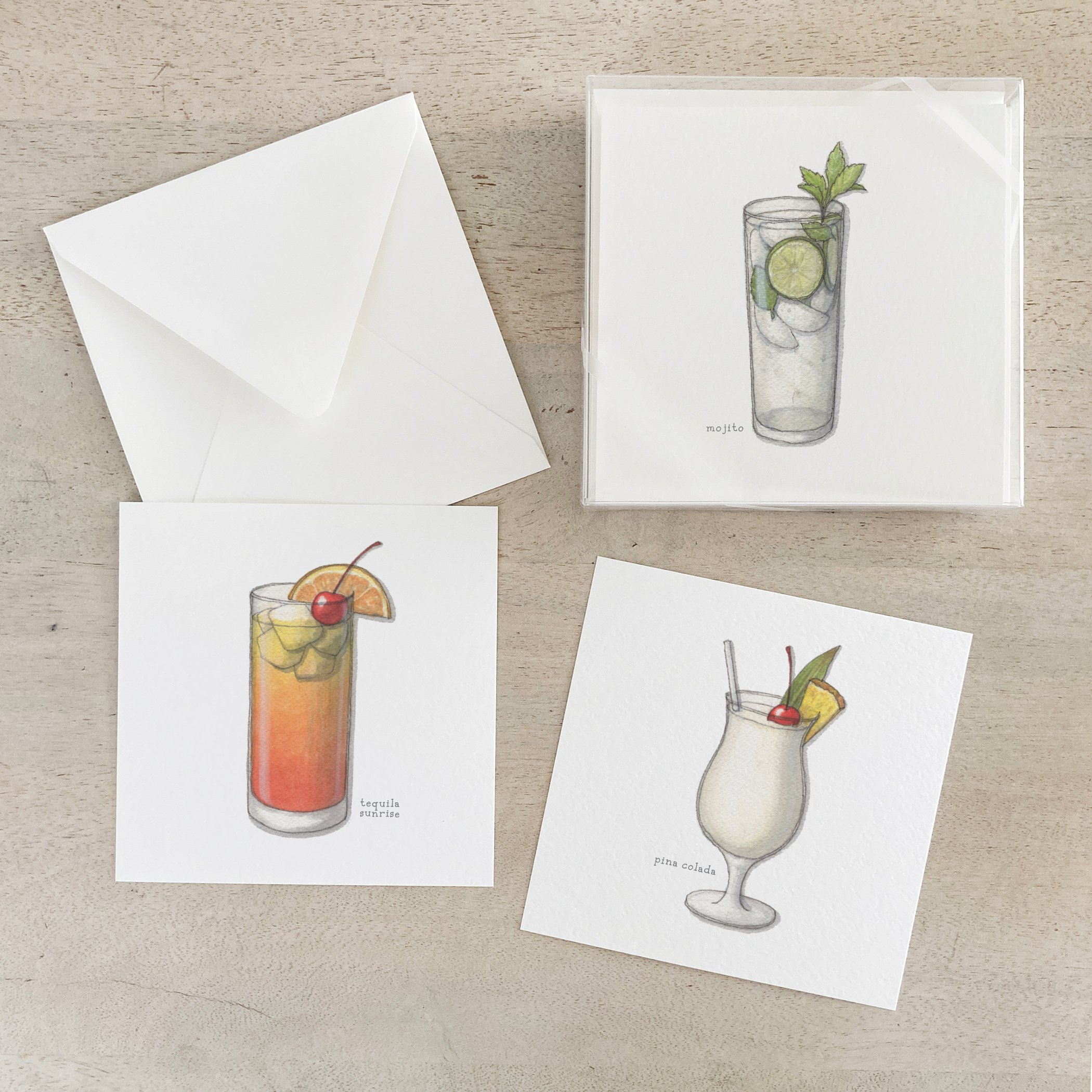 Cocktails 03 (Rum, Tequila & Champagne) | Box Set Cards