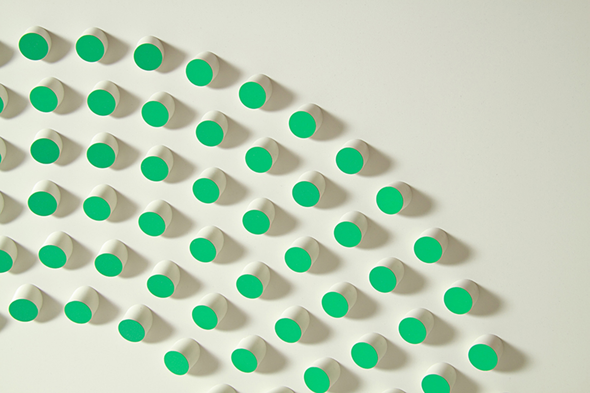 Corona in green (detail)